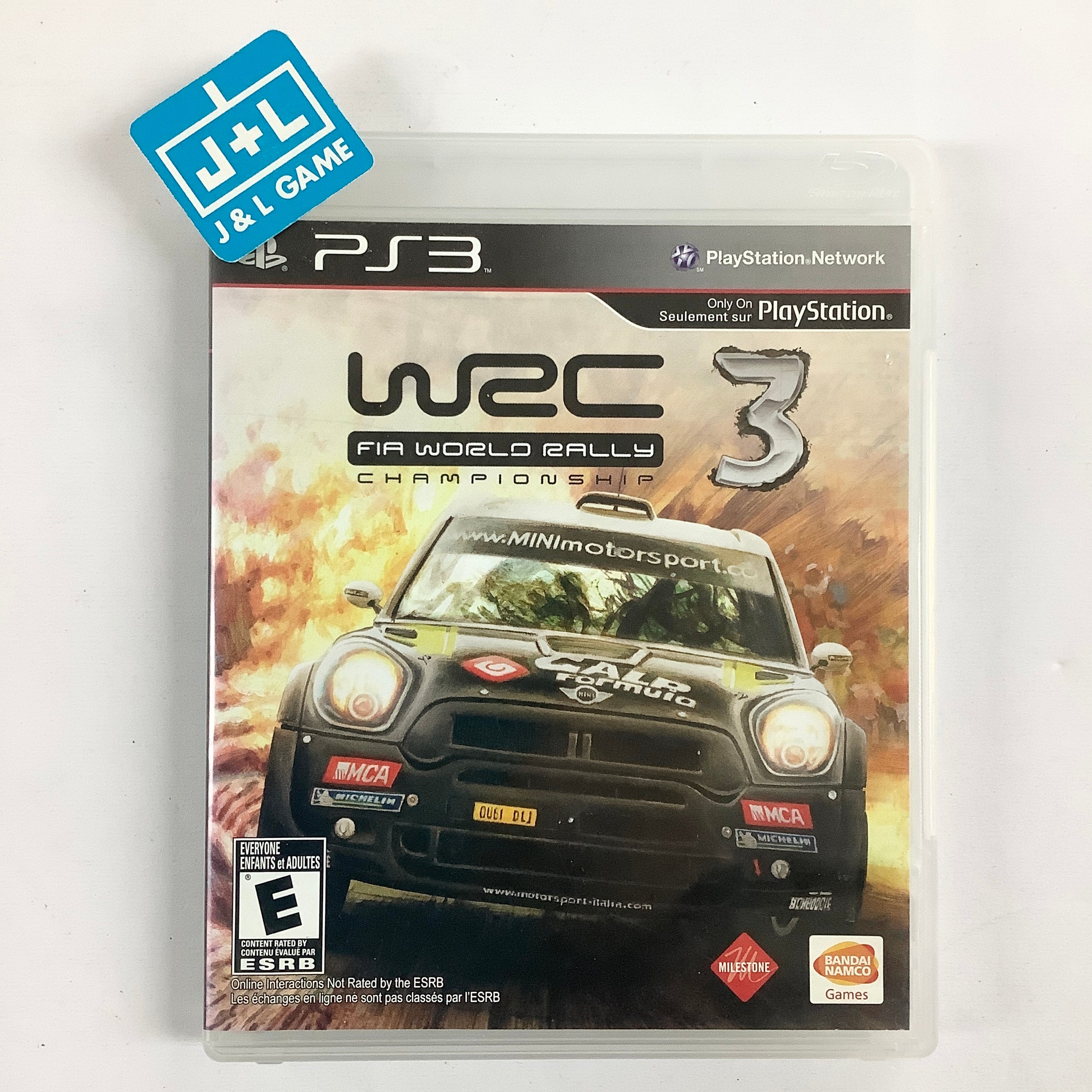 WRC 3: FIA World Rally Championship - (PS3) PlayStation 3 [Pre-Owned] Video Games Bandai Namco Games   