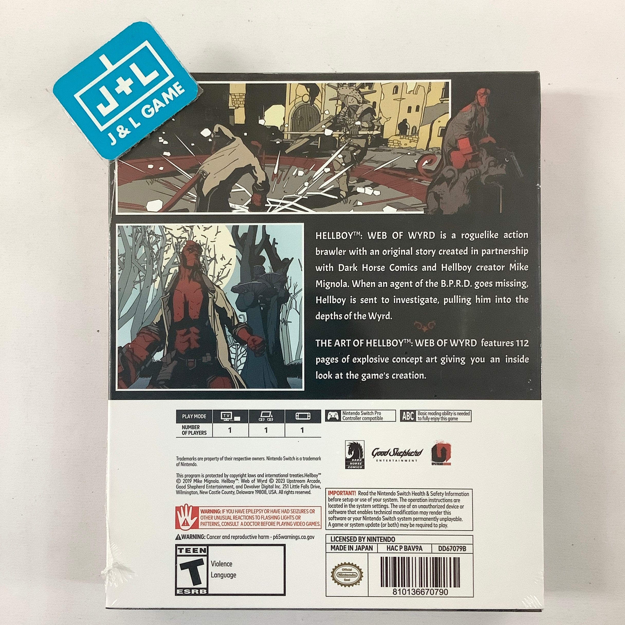 Hellboy: Web of Wyrd (Collector's Edition) - (NSW) Nintendo Switch Video Games U&I Entertainment   