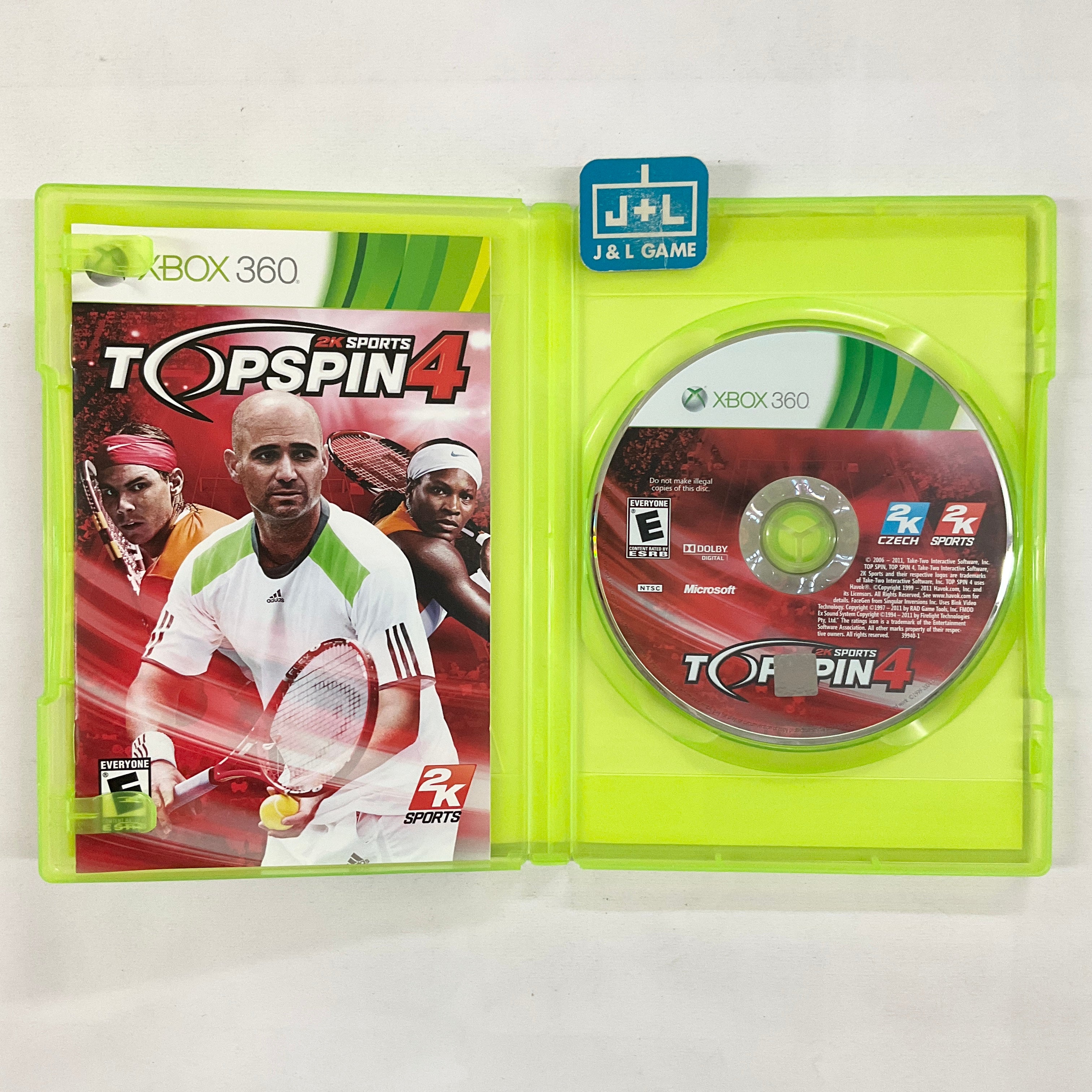 Top Spin 4 - Xbox 360 [Pre-Owned] Video Games 2K Sports   