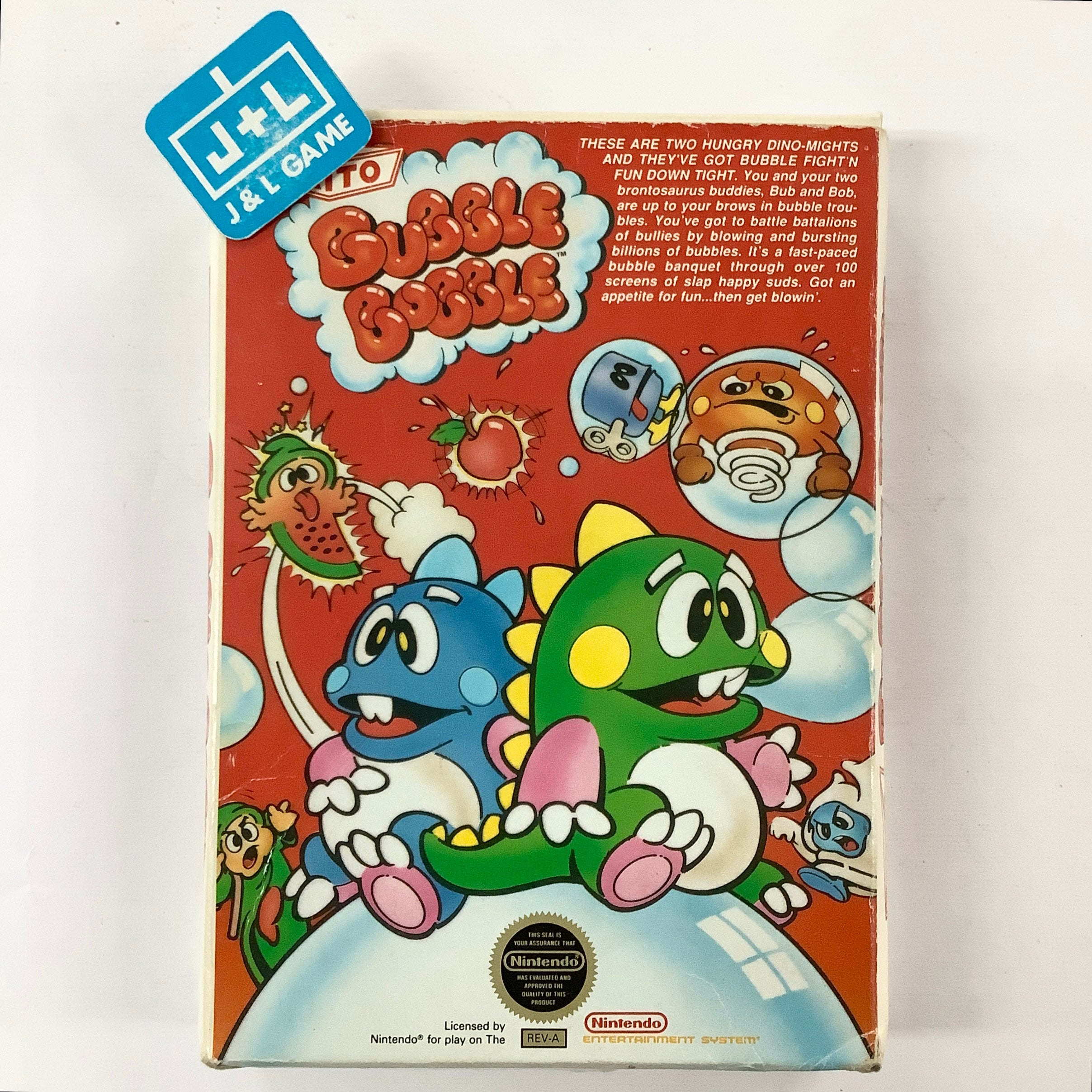 Bubble Bobble - (NES) Nintendo Entertainment System [Pre-Owned] Video Games Taito Corporation   