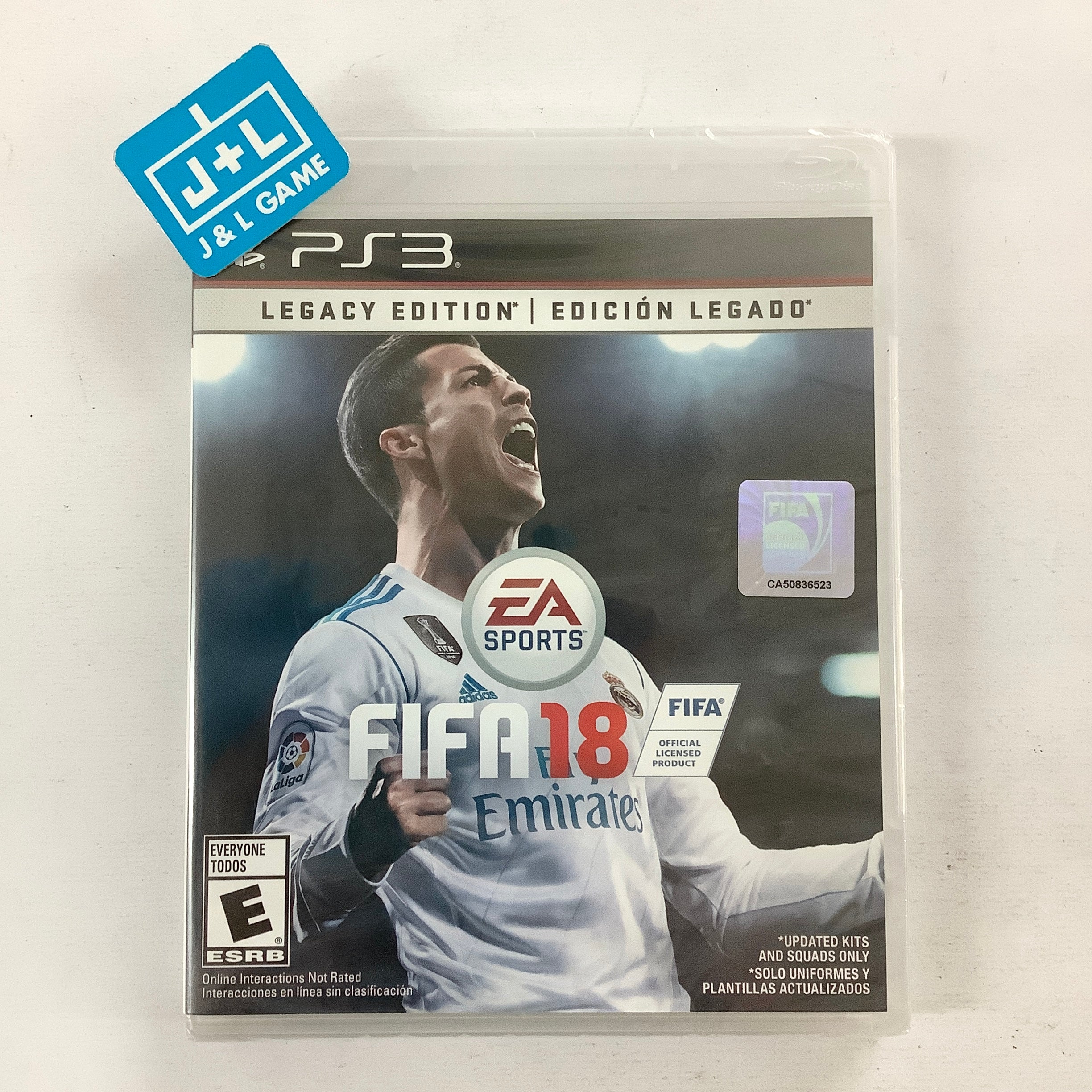 FIFA 18: Legacy Edition - (PS3) PlayStation 3 Video Games Electronic Arts   