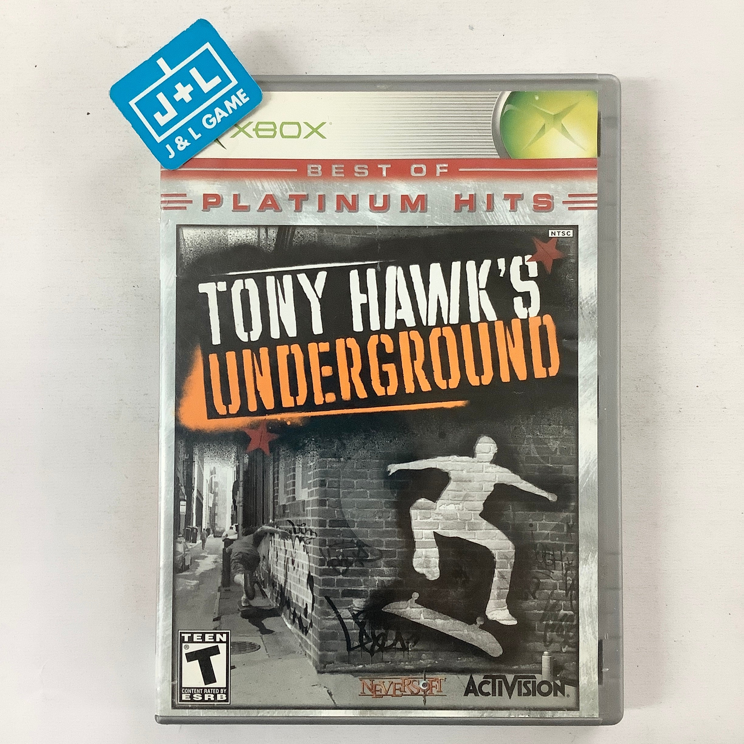 Tony Hawk's Underground (Best of Platinum Hits) - (XB) Xbox [Pre-Owned] Video Games Activision   