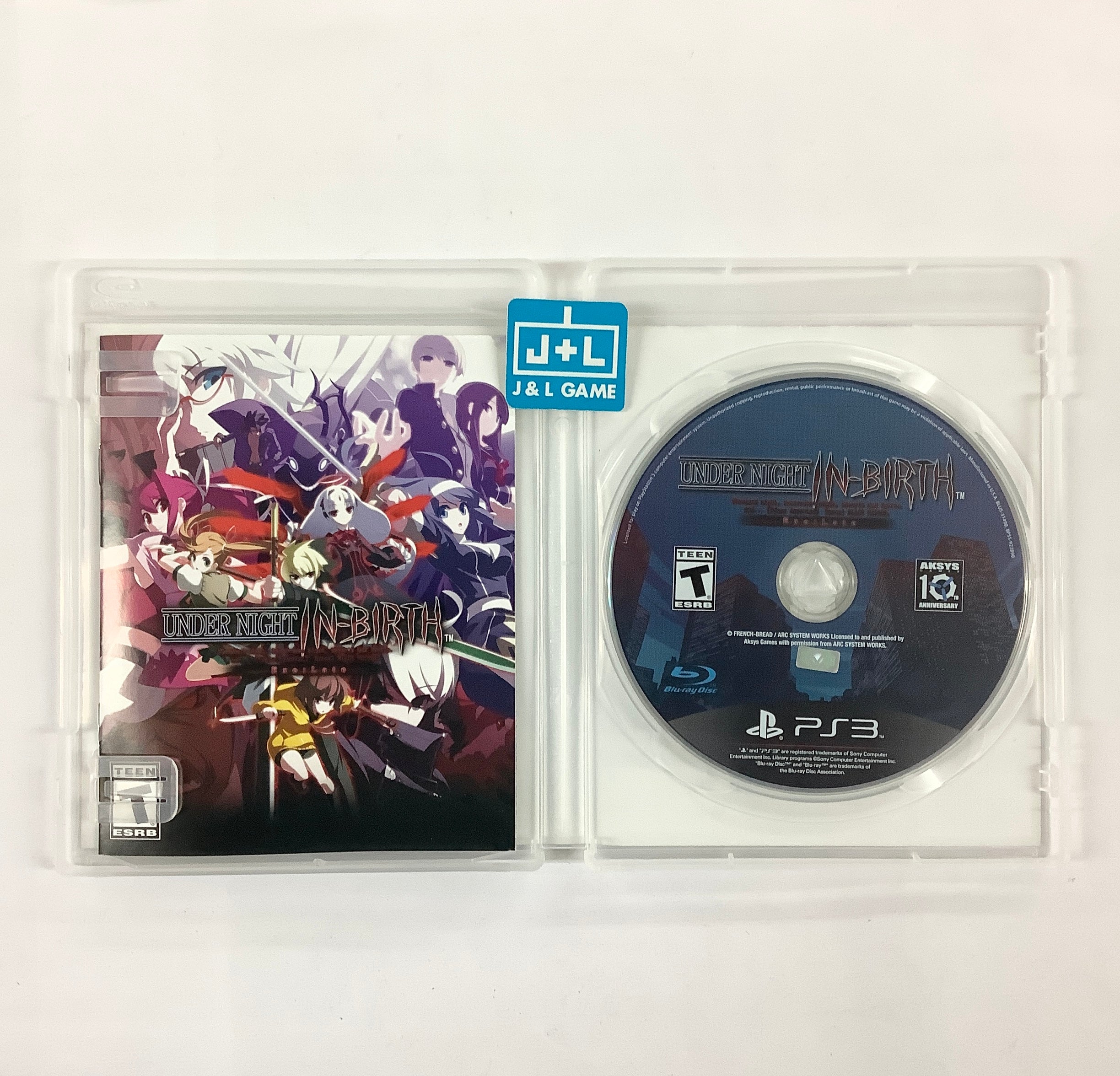 Under Night In-Birth Exe:Late - (PS3) PlayStation 3 [Pre-Owned] Video Games Arc System Works   