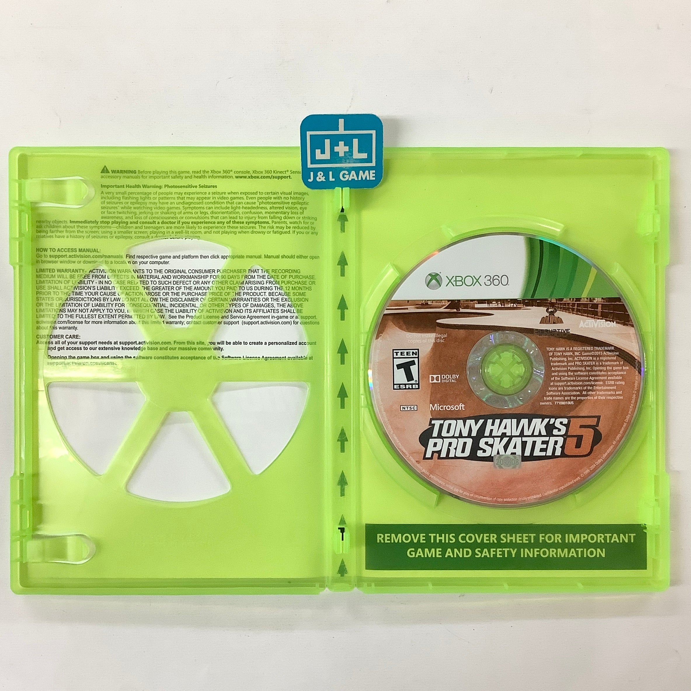 Tony Hawk's Pro Skater 5 - Xbox 360 [Pre-Owned] Video Games Activision   