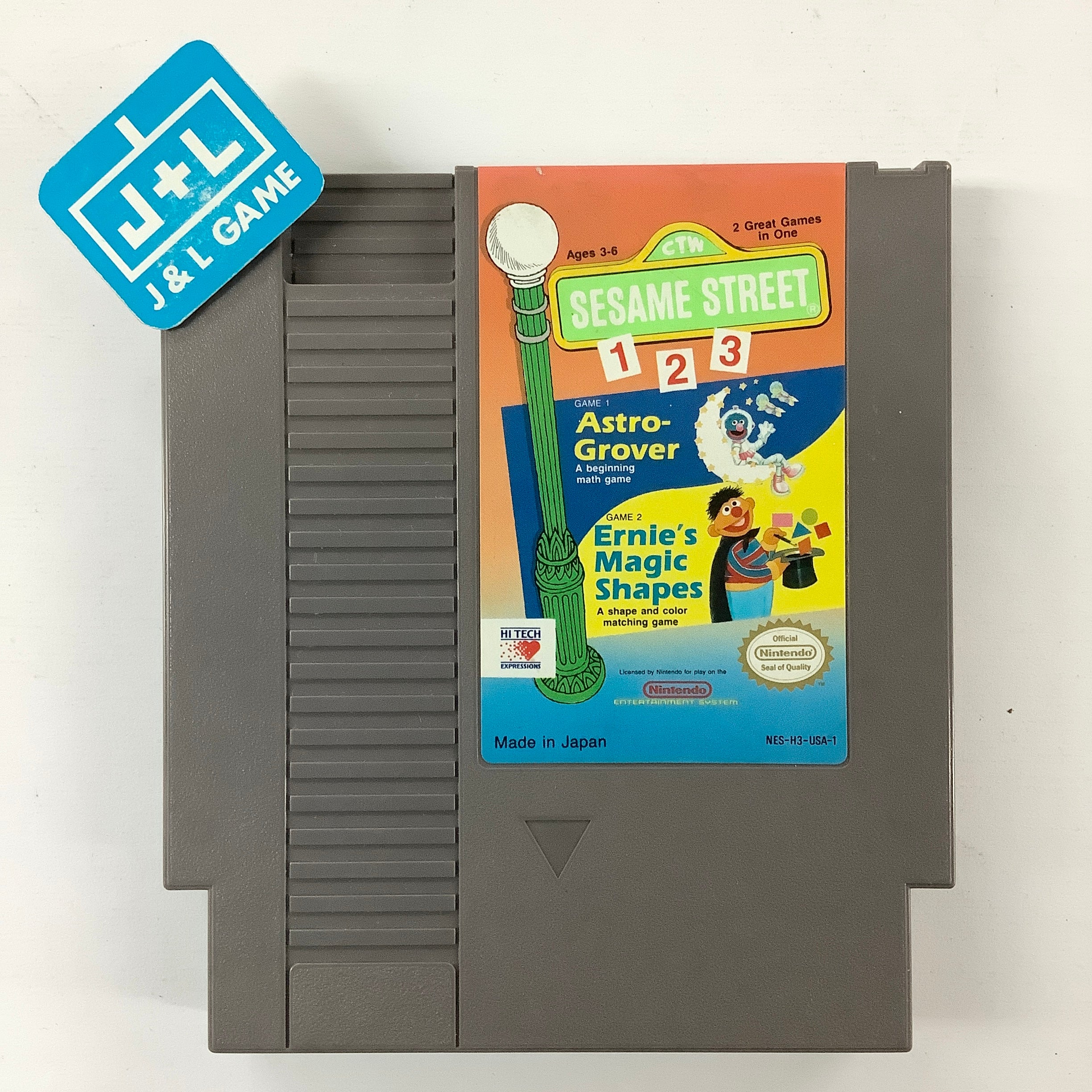 Sesame Street: 123 - (NES) Nintendo Entertainment System [Pre-Owned] Video Games Hi Tech Expressions   