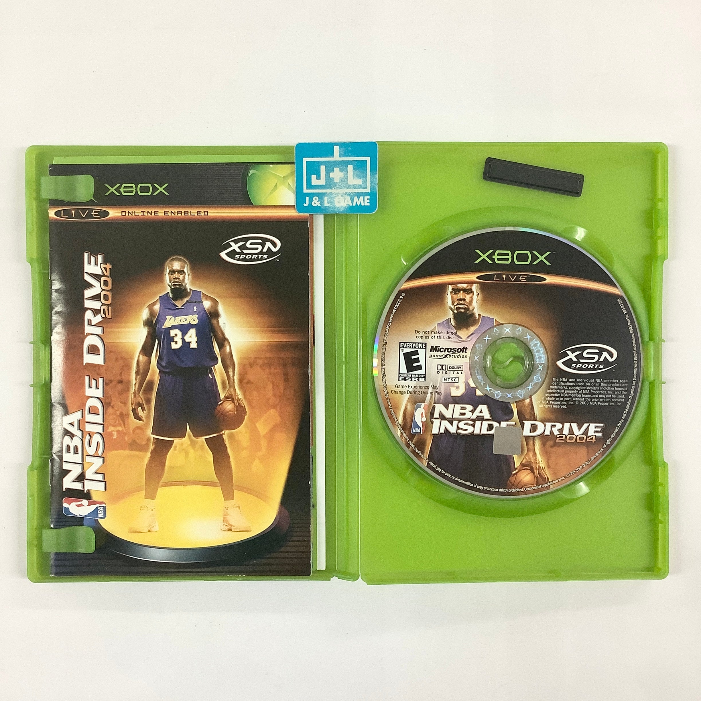 NBA Inside Drive 2004 - (XB) Xbox [Pre-Owned] Video Games Microsoft Game Studios   