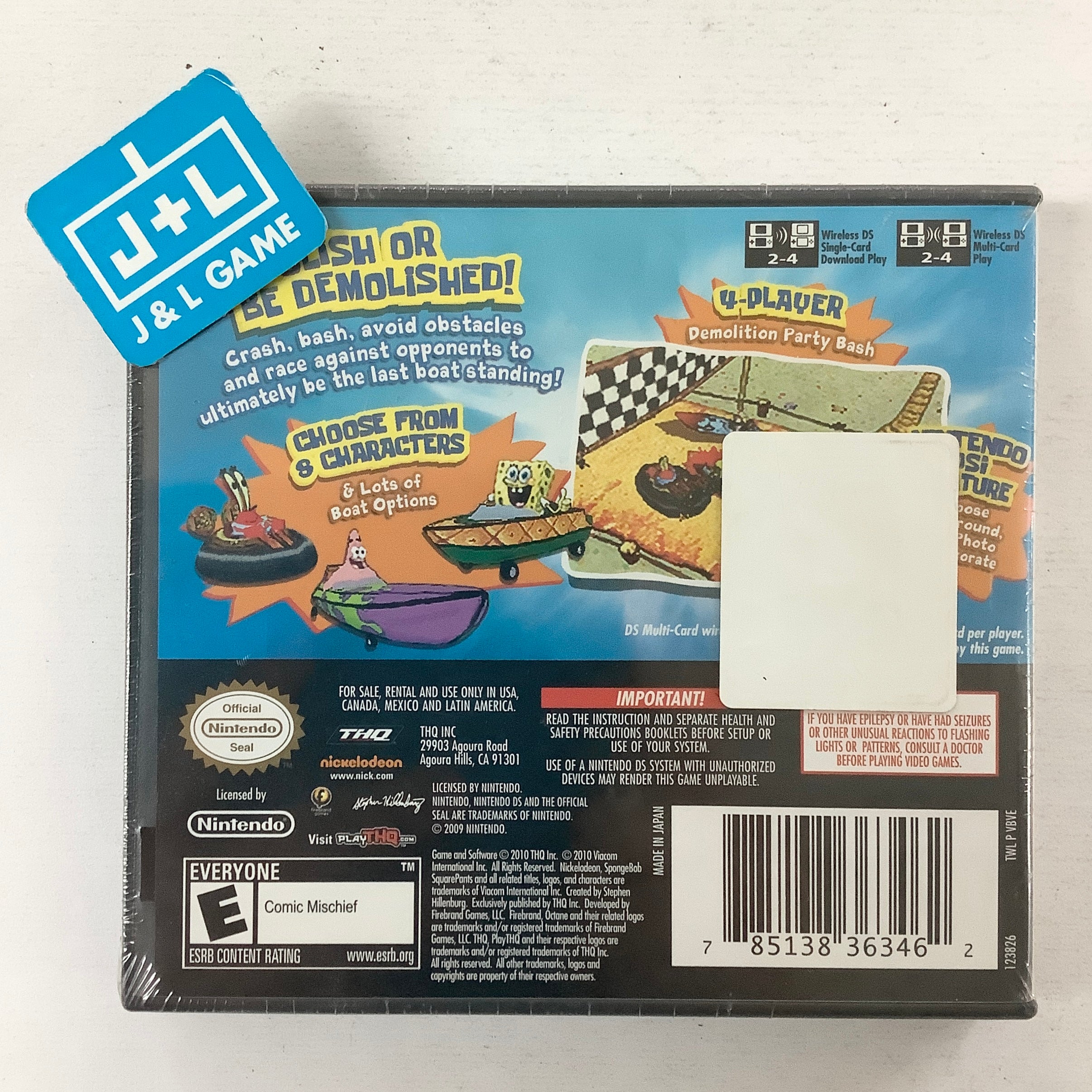 SpongeBob's Boating Bash - (NDS) Nintendo DS