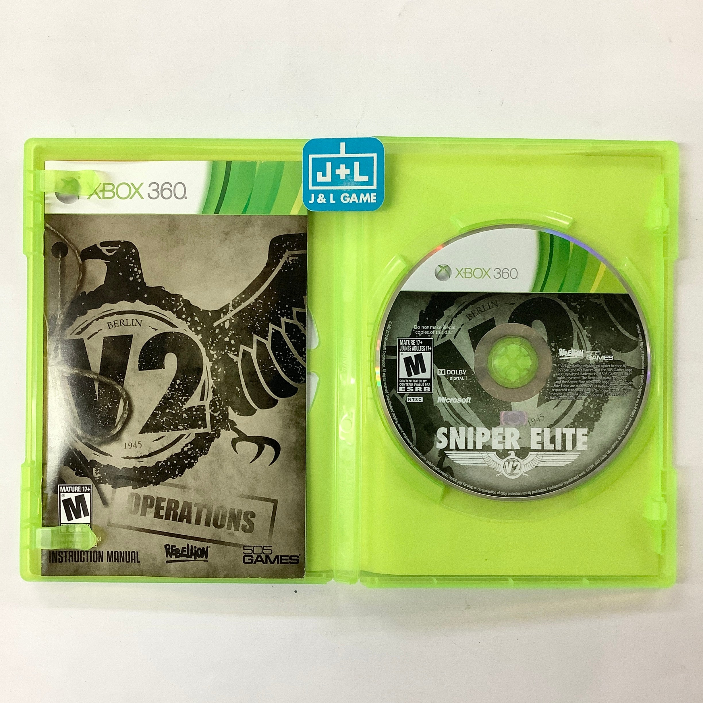 Sniper Elite V2 - Xbox 360 [Pre-Owned] Video Games 505 Games   