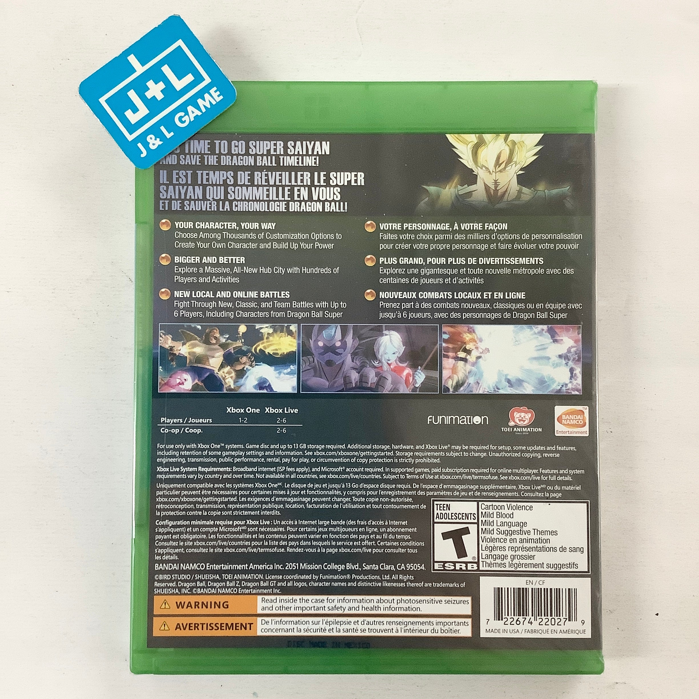 Dragon Ball Xenoverse 2 - (XB1) Xbox One Video Games BANDAI NAMCO Entertainment   