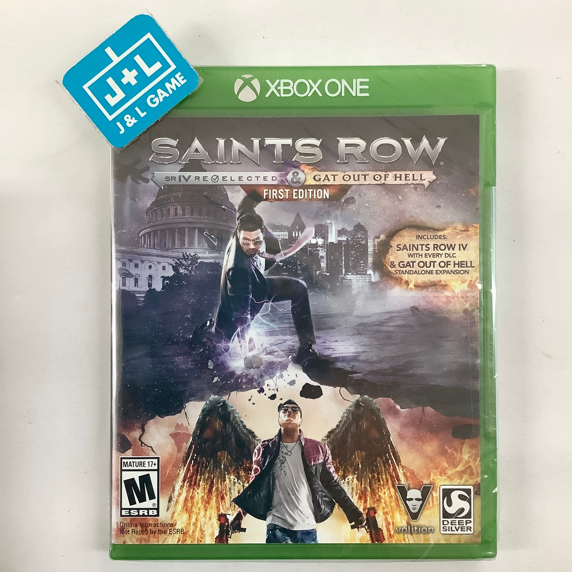 Saints Row IV Re-Elected & Gat Out of Hell - (XB1) Xbox One Video Games Deep Silver   