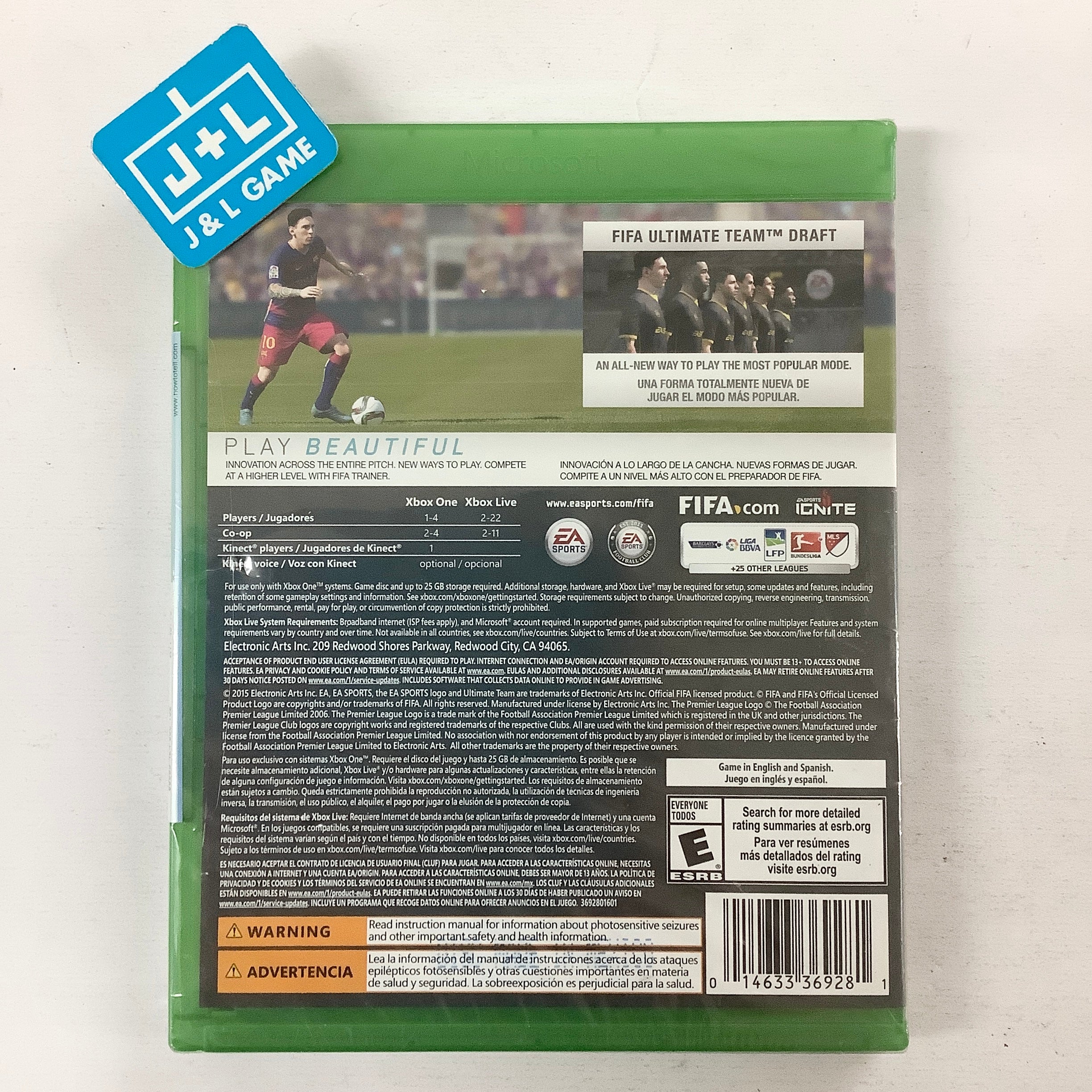 FIFA 16 - (XB1) Xbox One Video Games EA Sports   