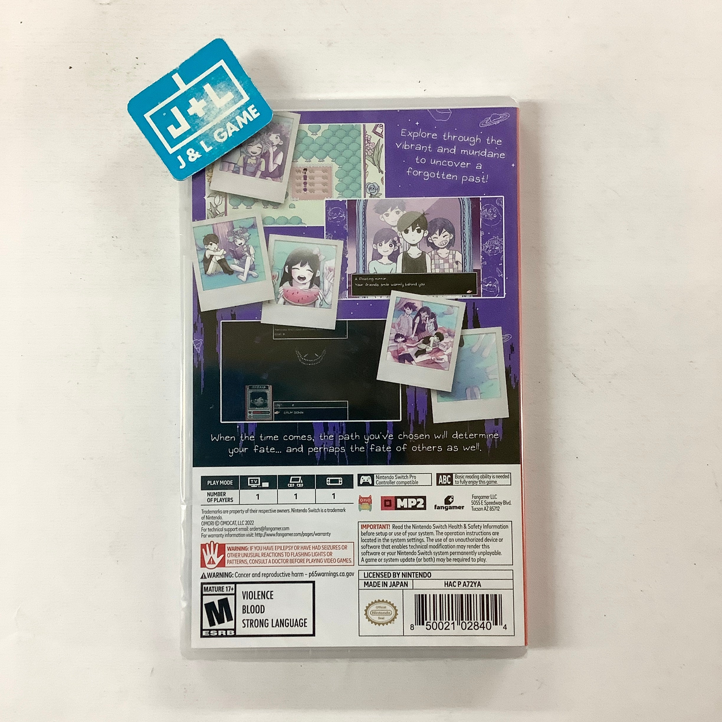 Omori - (NSW) Nintendo Switch Video Games Fangamer   