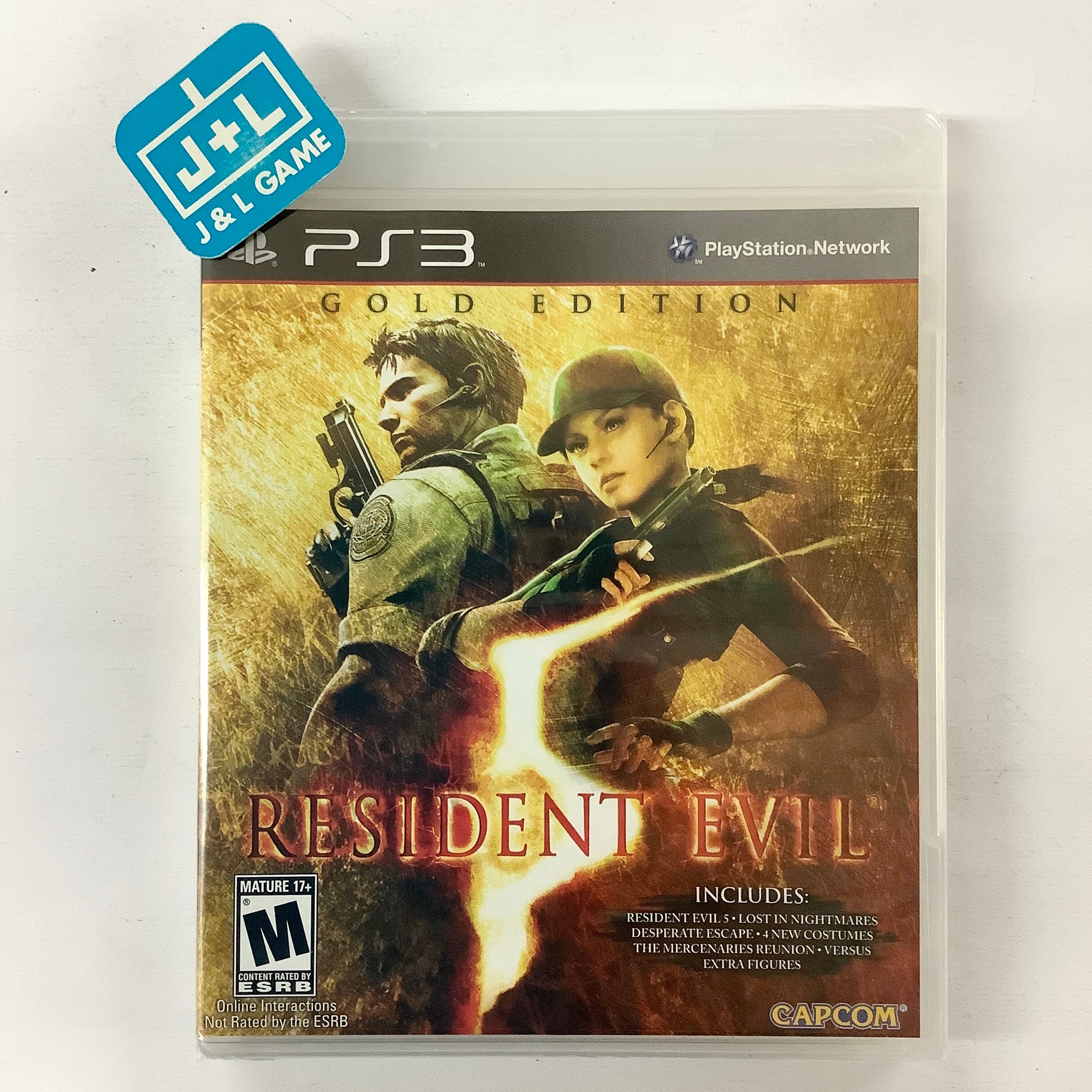 Resident Evil 5: Gold Edition - (PS3) PlayStation 3 Video Games Capcom   