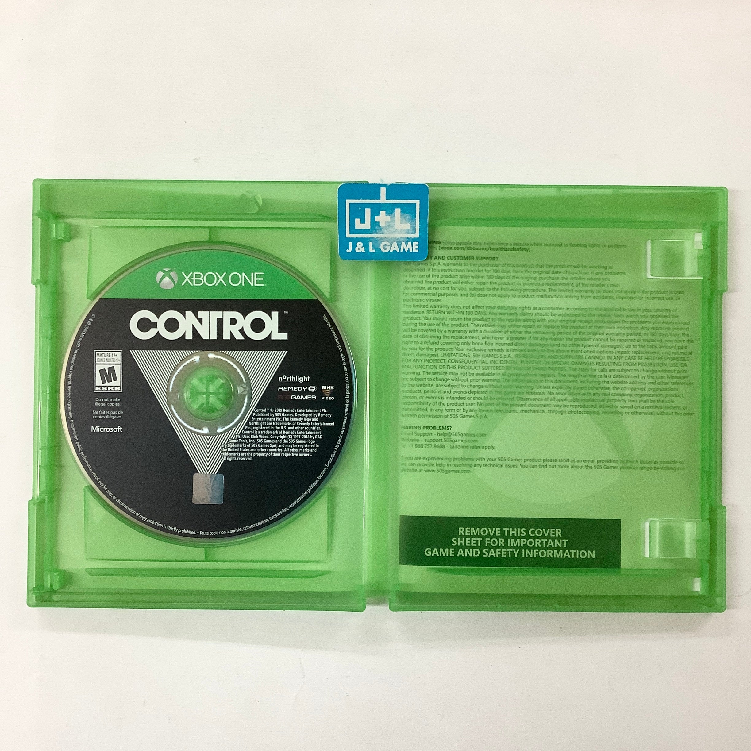 Control - (XB1) Xbox One [Pre-Owned] Video Games 505 Games   