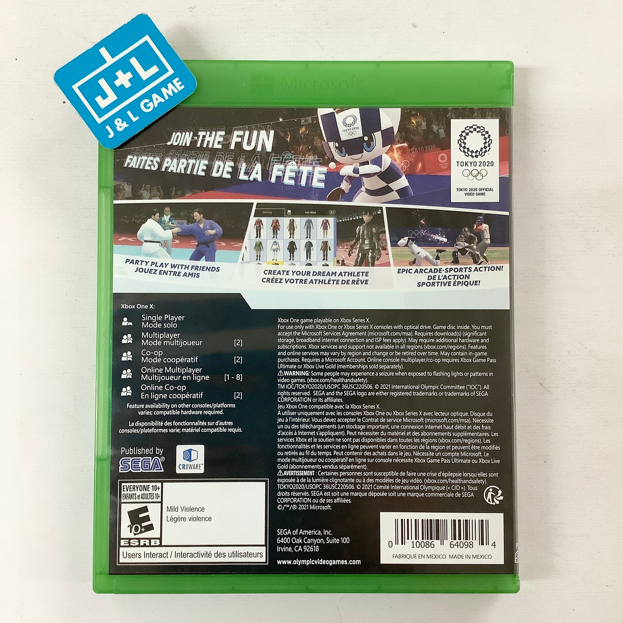 Olympic Games Tokyo 2020  - (XSX) Xbox Series X [Pre-Owned] Video Games SEGA   