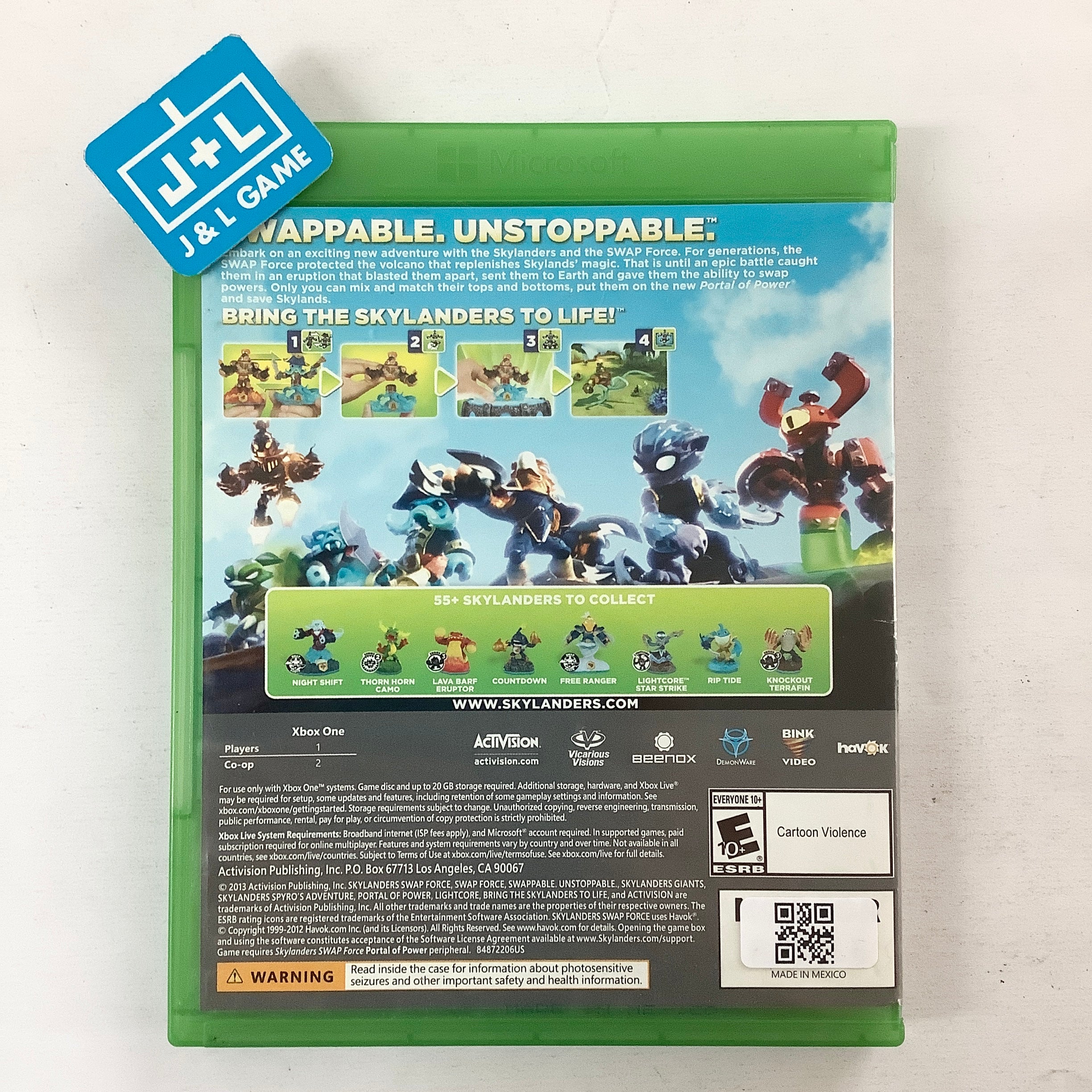 Skylanders Swap Force (Game Only) - (XB1) Xbox One [Pre-Owned] Video Games ACTIVISION   