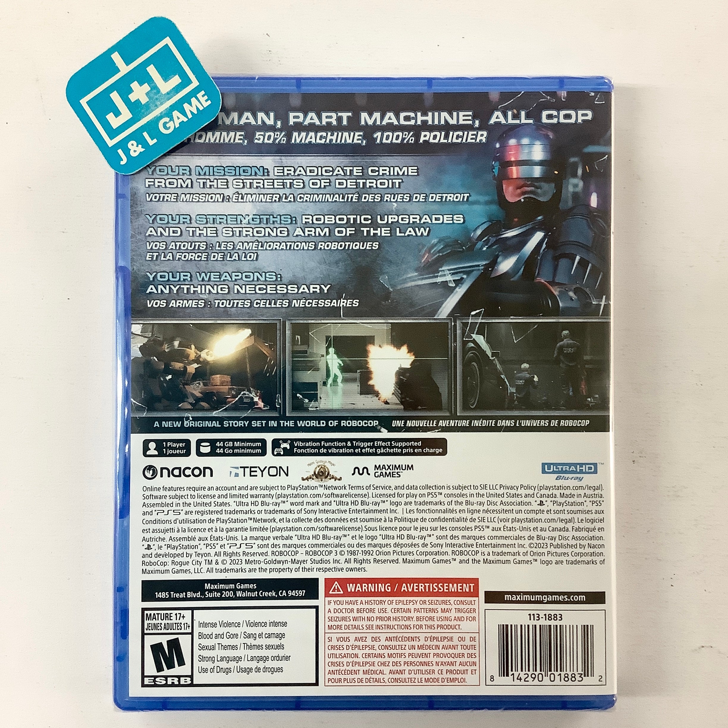 RoboCop: Rogue City - (PS5) PlayStation 5 Video Games NACON   