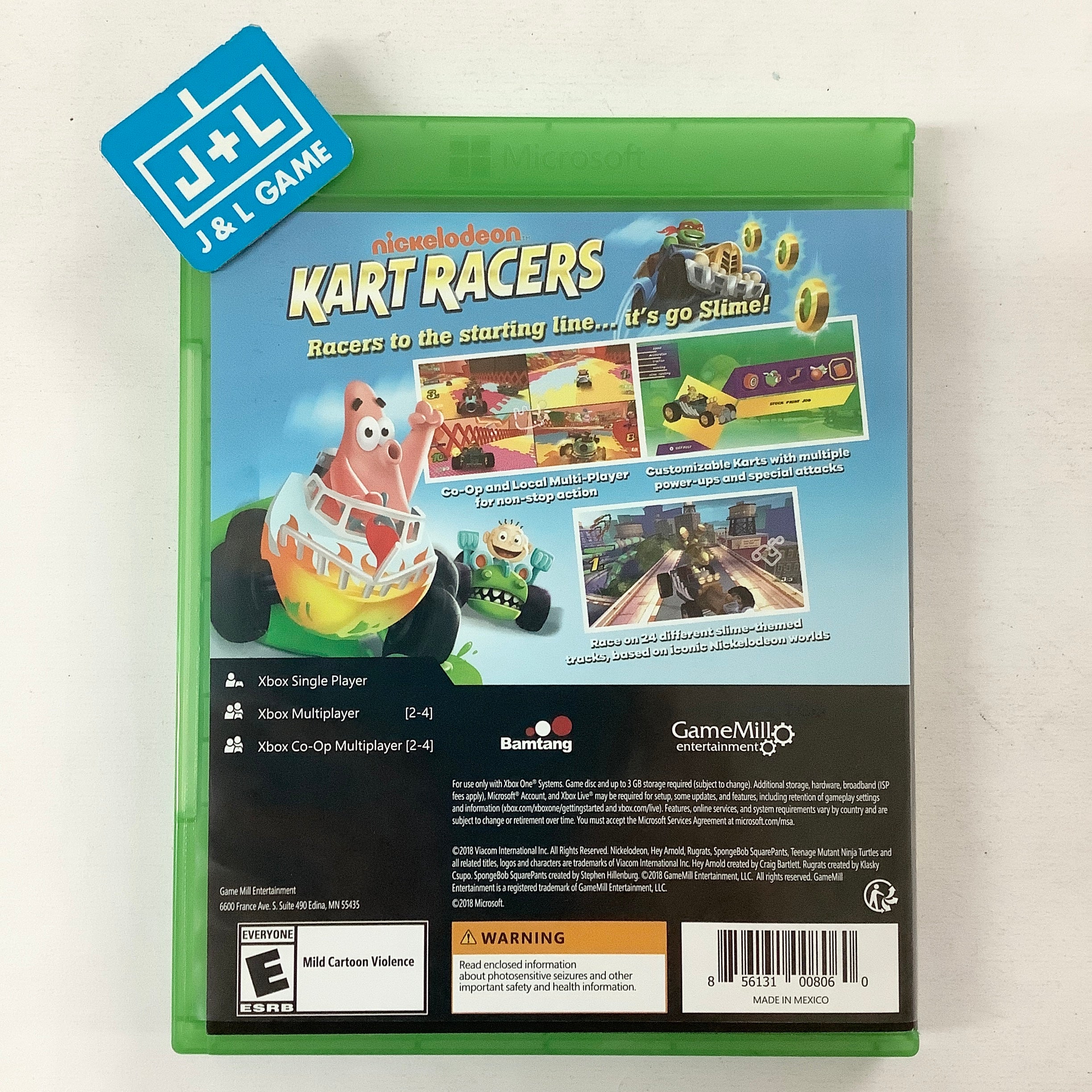 Nickelodeon Kart Racers - (XB1) Xbox One [Pre-Owned] Video Games GameMill Entertainment   