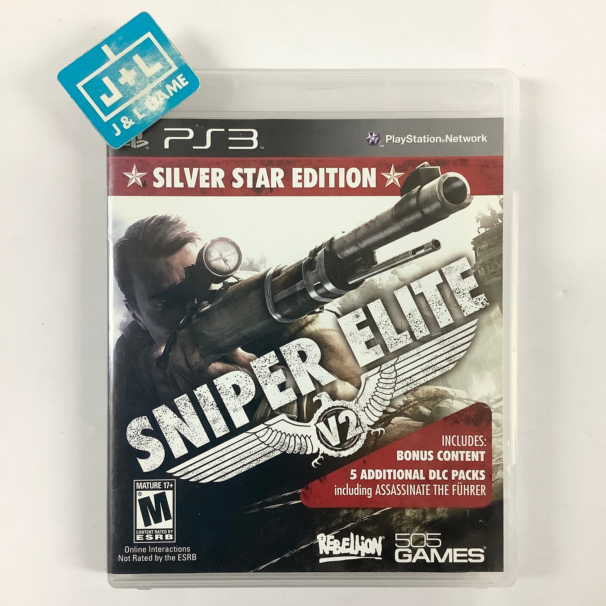 Sniper Elite V2 (Silver Star Edition) - (PS3) PlayStation 3 [Pre-Owned] Video Games 505 Games   