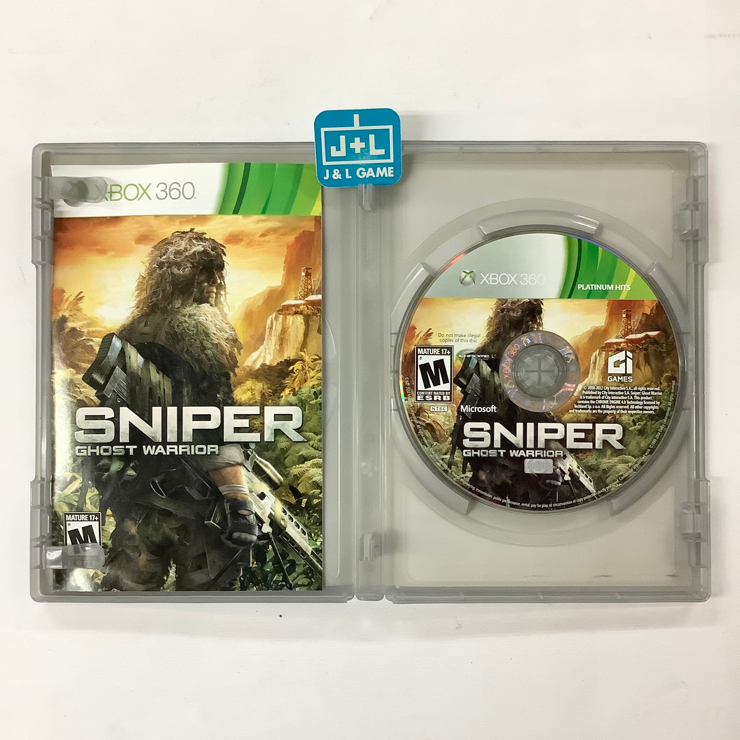 Sniper: Ghost Warrior (Platinum Hits) - Xbox 360 [Pre-Owned] Video Games City Interactive   