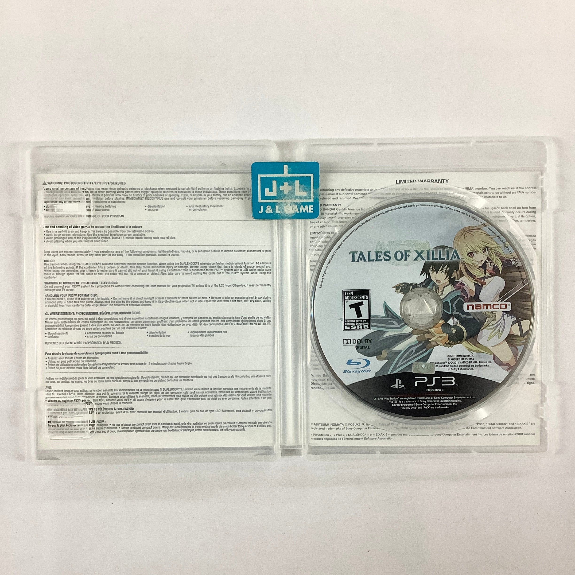 Tales of Xillia - (PS3) PlayStation 3 [Pre-Owned] Video Games Bandai Namco Games   