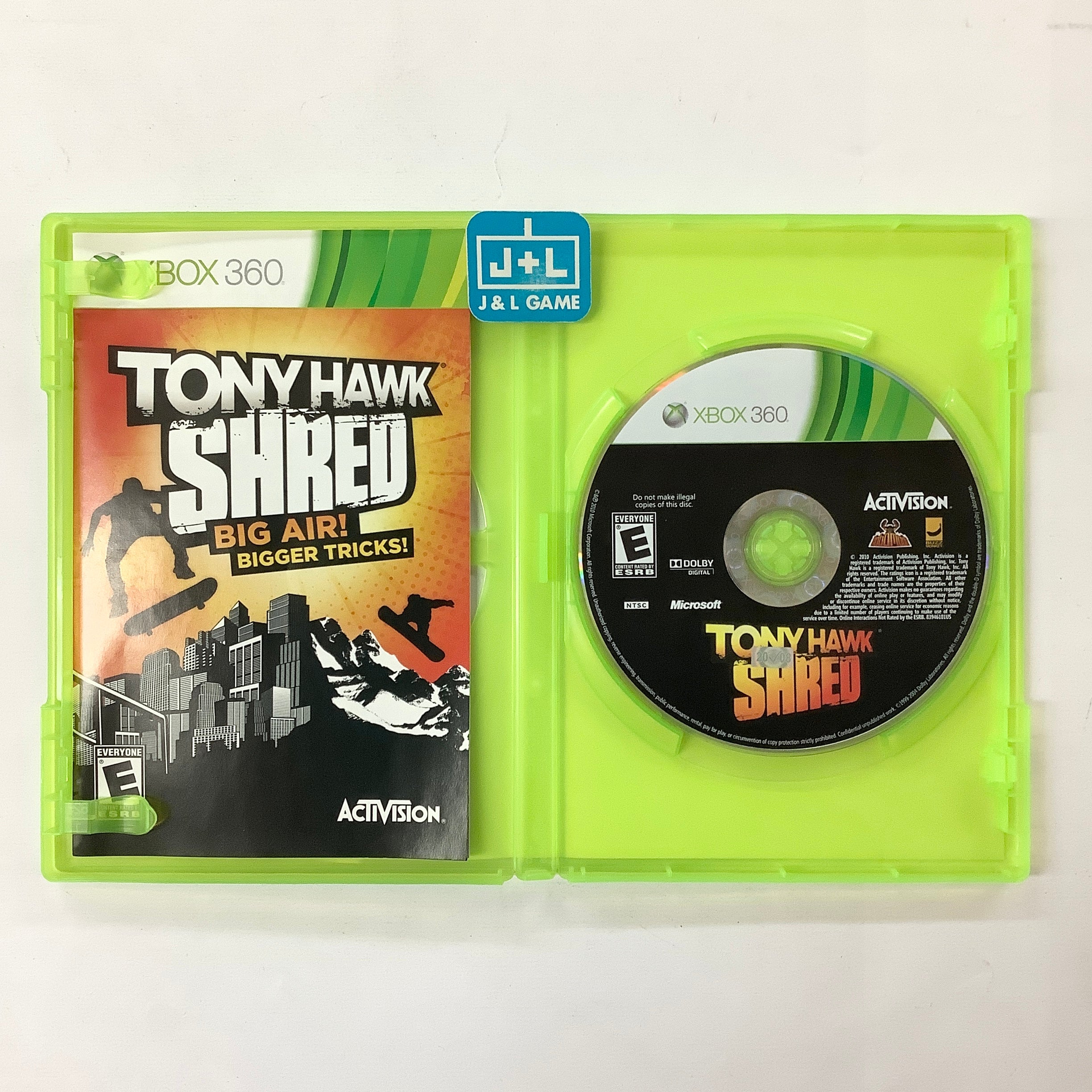 Tony Hawk: Shred (Game Only) - Xbox 360 [Pre-Owned] Video Games Activision   