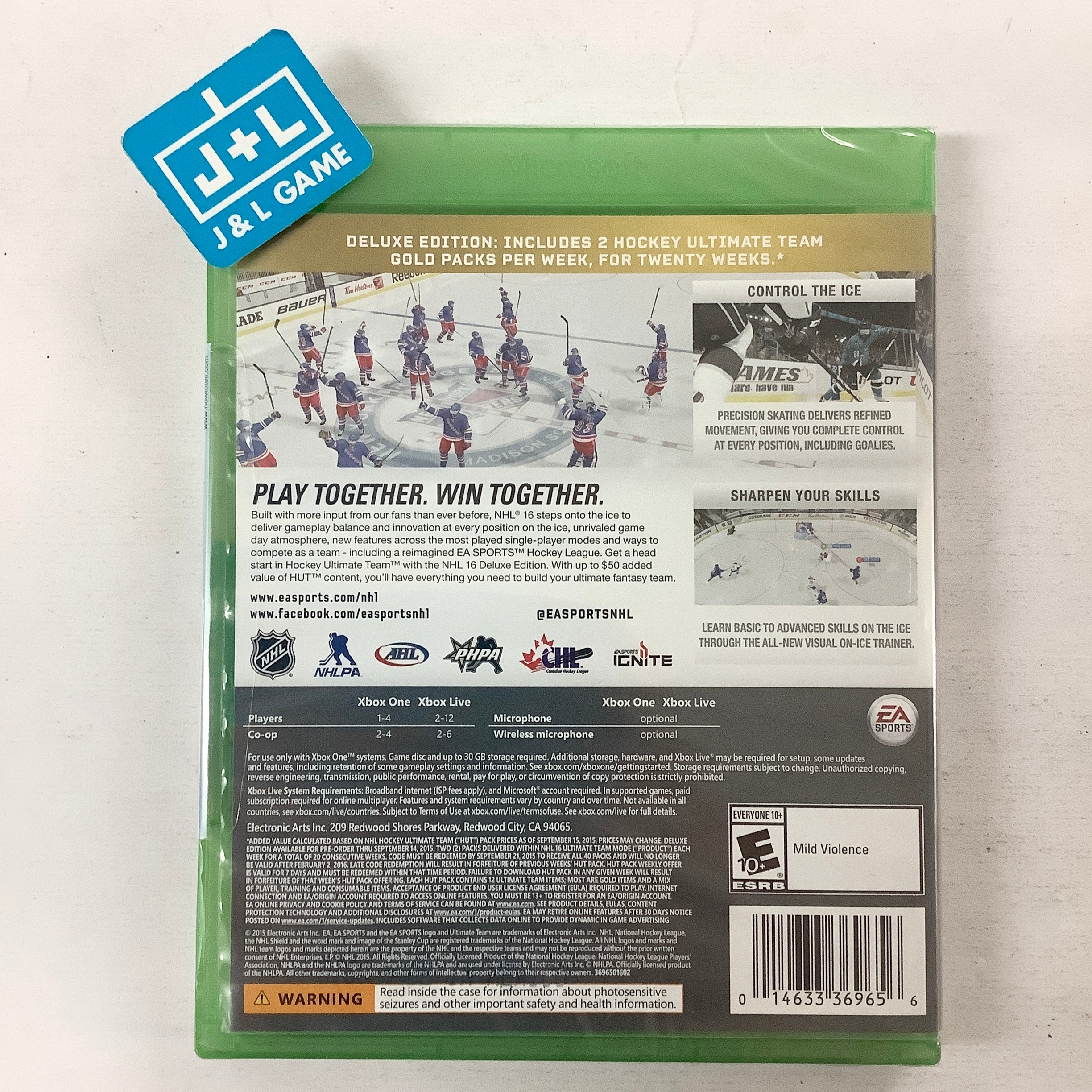 NHL 16 (Deluxe Edition) - (XB1) Xbox One Video Games EA Sports   