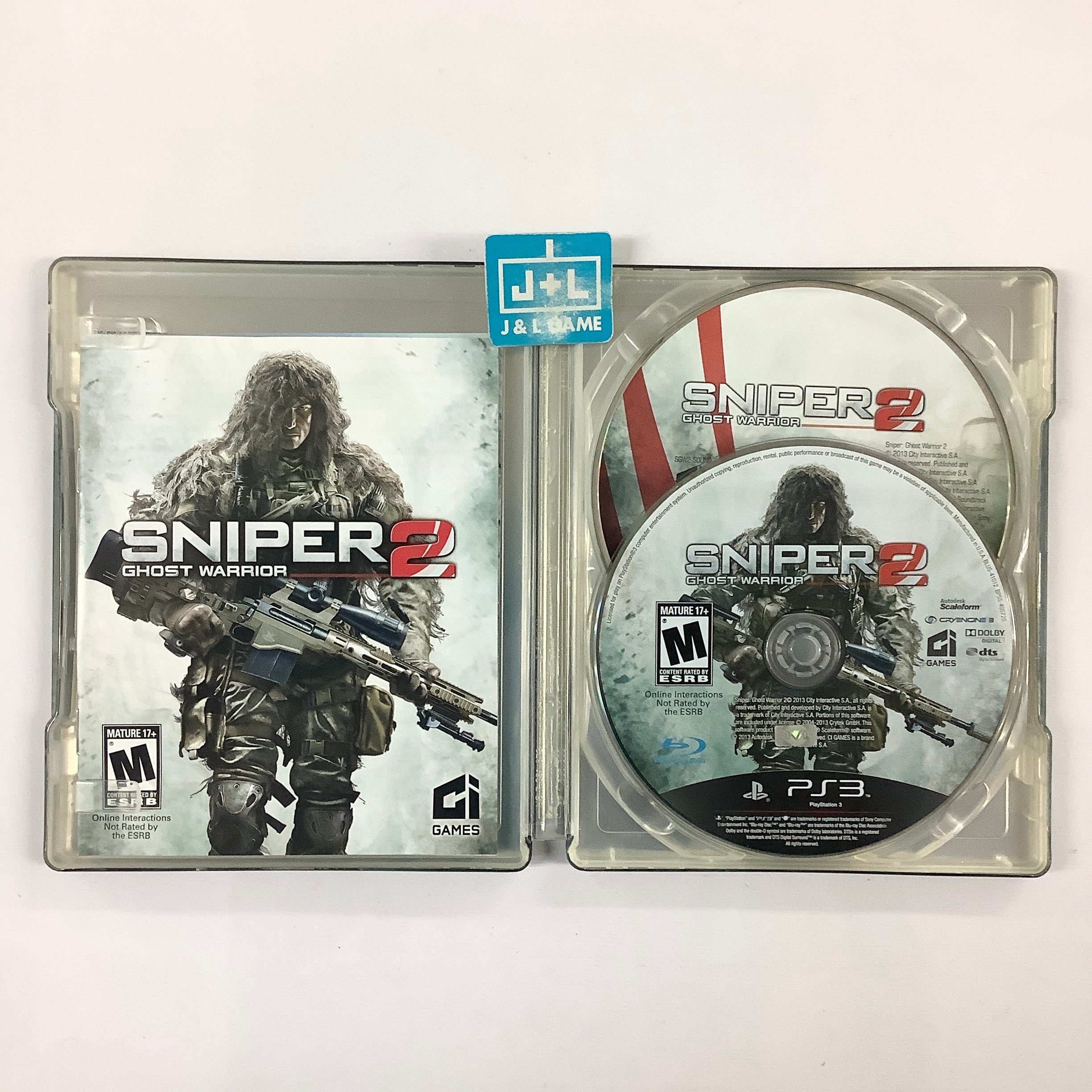 Sniper: Ghost Warrior 2 (Bulletproof Steelbook Edition) - (PS3) PlayStation 3 [Pre-Owned] Video Games City Interactive   