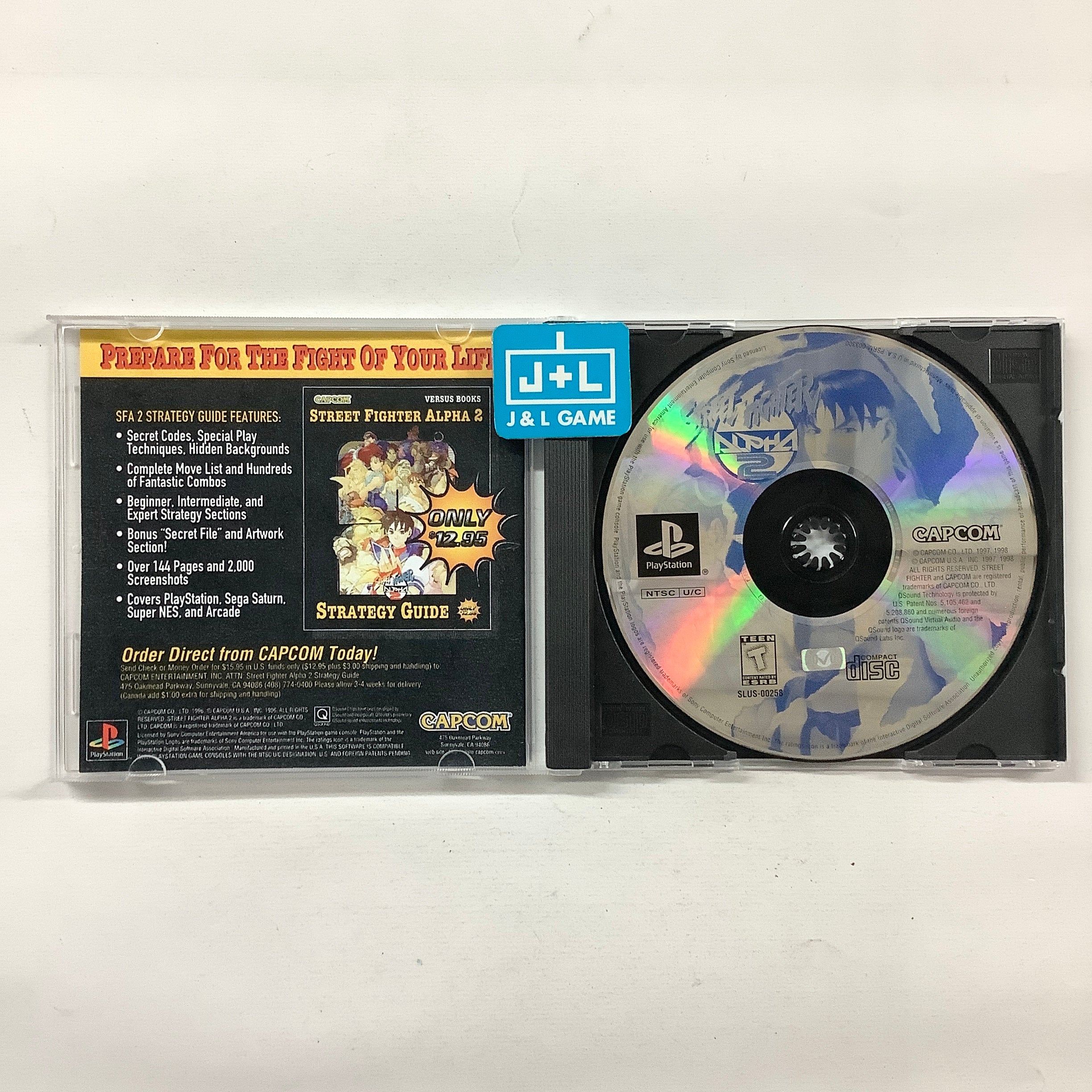 Street Fighter Alpha 2 - (PS1) PlayStation 1 [Pre-Owned] Video Games Capcom   