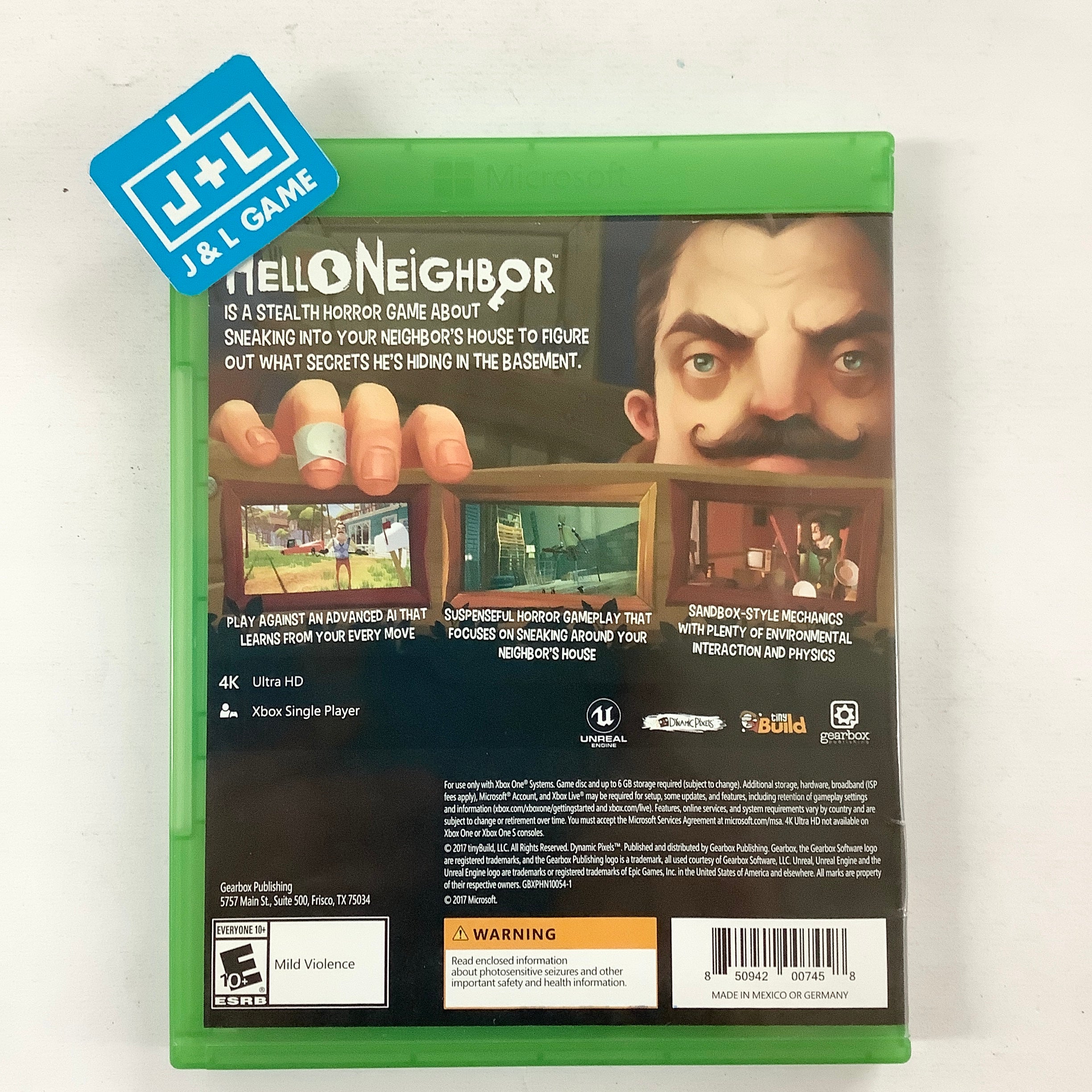 Hello Neighbor - (XB1) Xbox One [Pre-Owned] Video Games Gearbox Publishing   