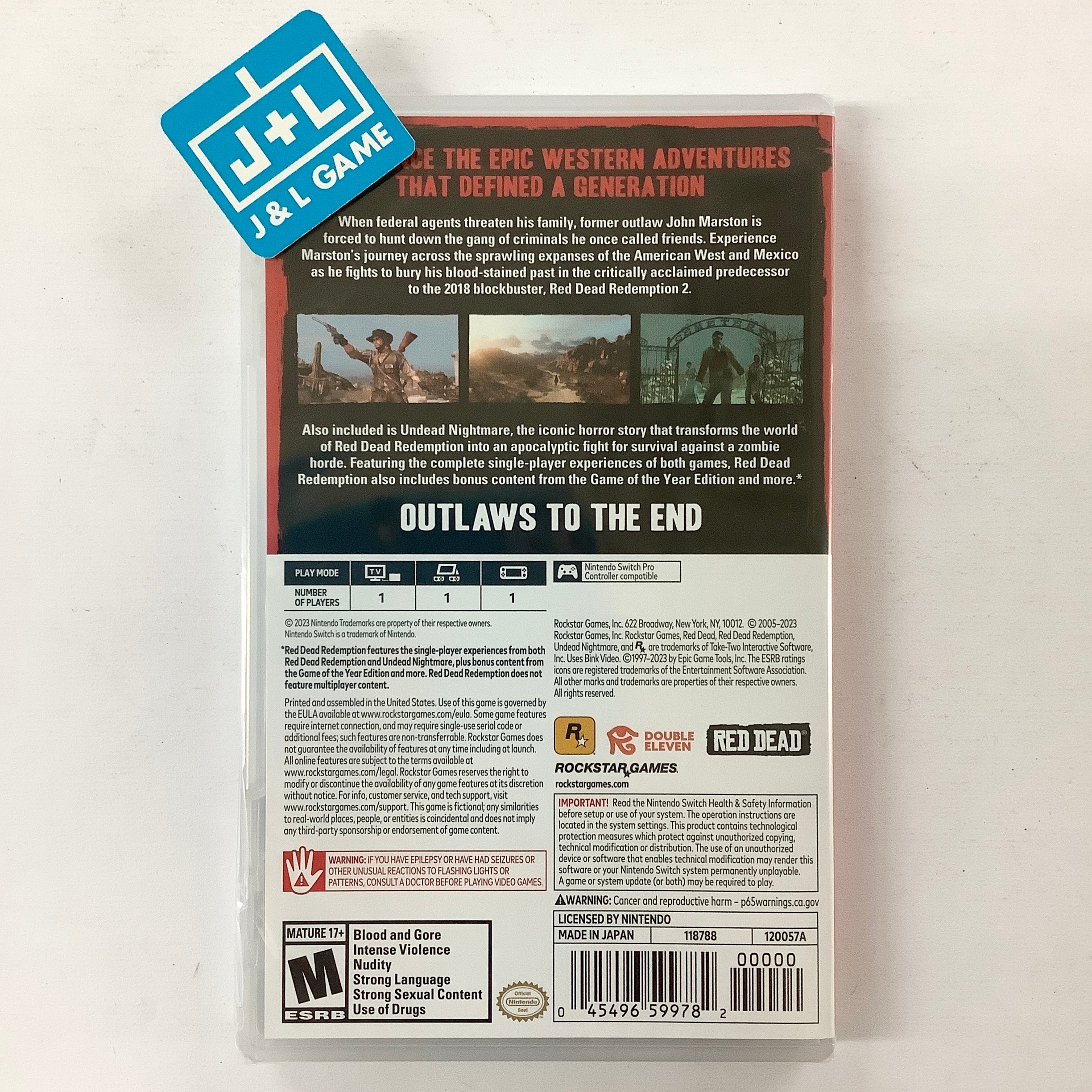 Red Dead Redemption - (NSW) Nintendo Switch Video Games Rockstar Games   