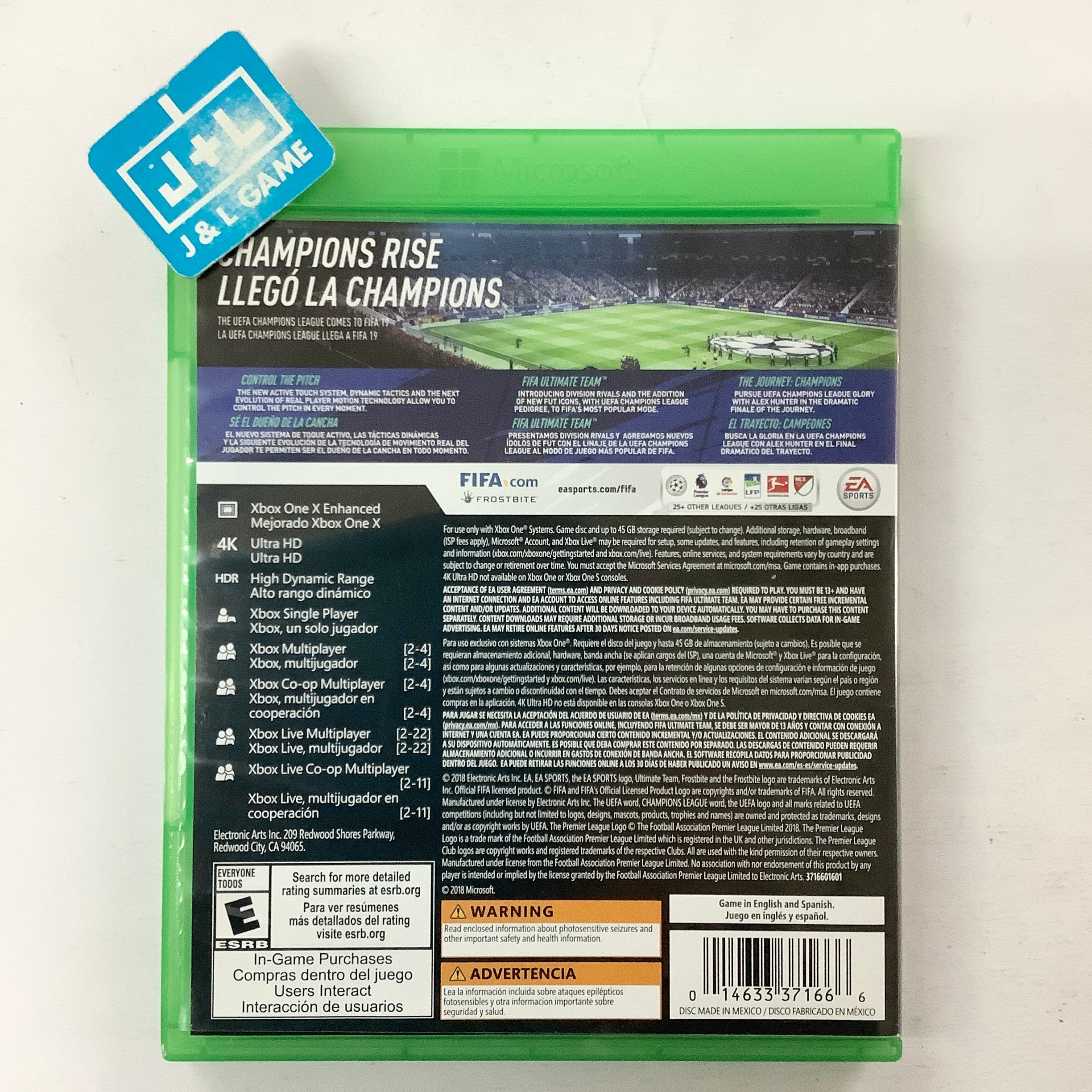 FIFA 19 - (XB1) Xbox One [Pre-Owned] Video Games Electronic Arts   