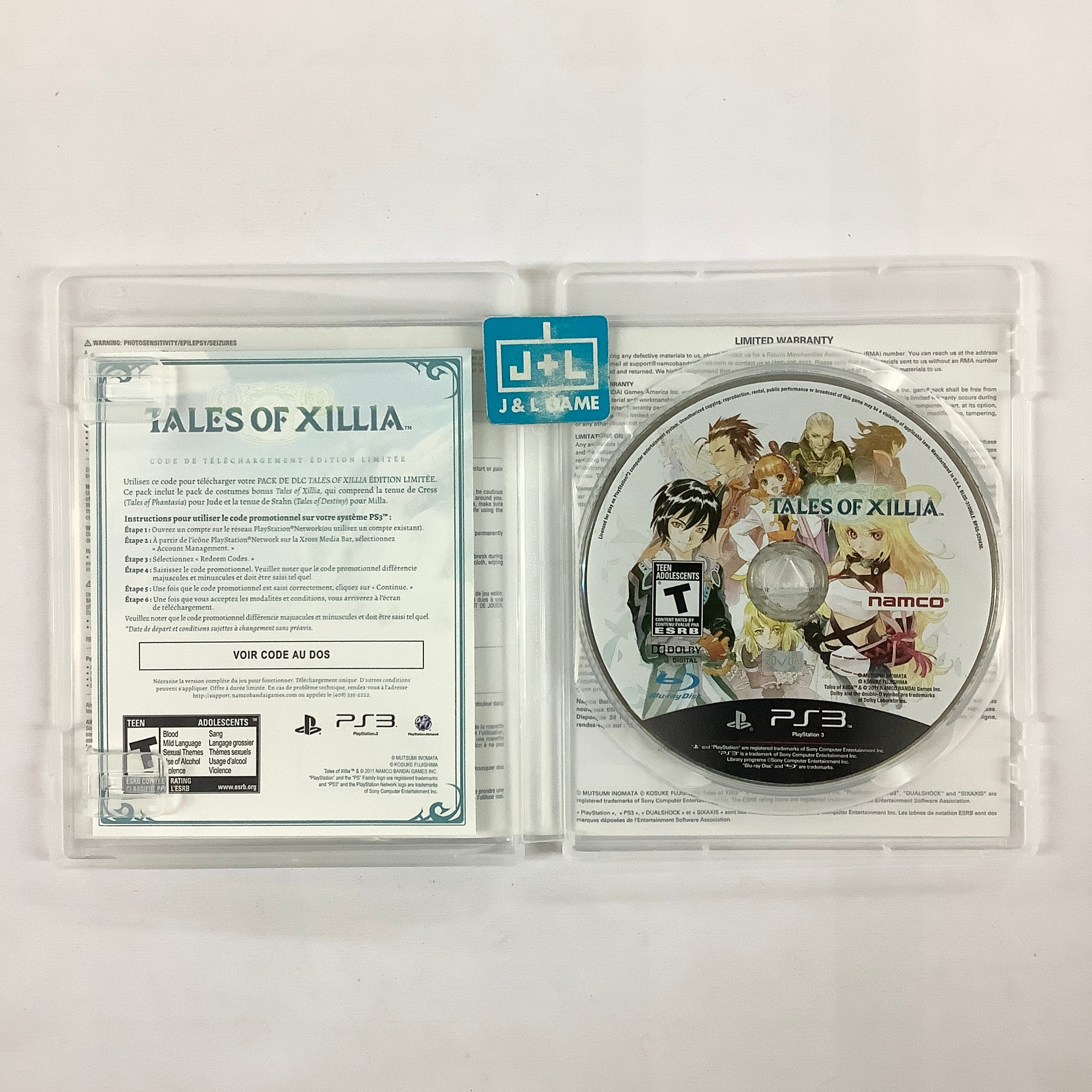 Tales of Xillia (Limited Edition) - (PS3) PlayStation 3 [Pre-Owned] Video Games Bandai Namco Games   