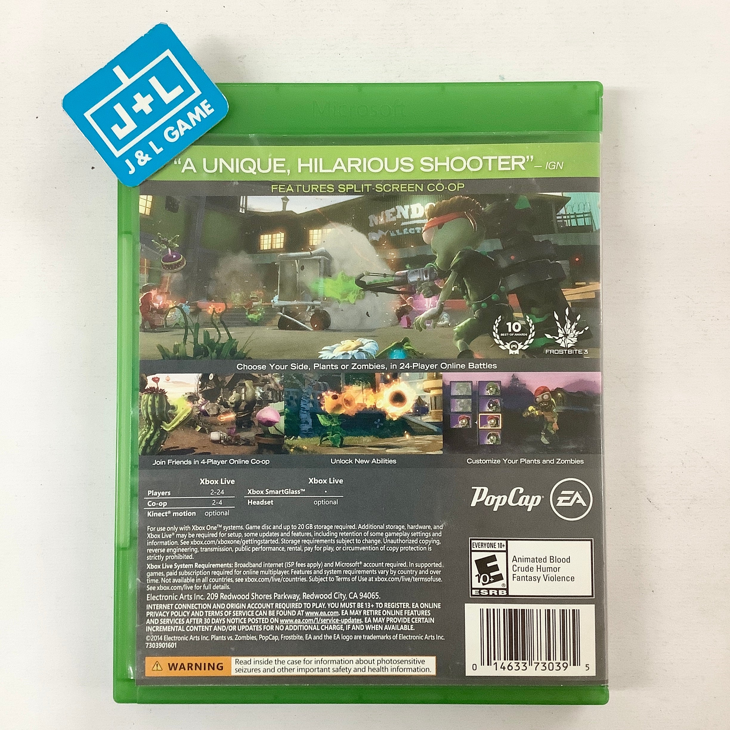 Plants vs Zombies Garden Warfare - (XB1) Xbox One [Pre-Owned] Video Games Electronic Arts   