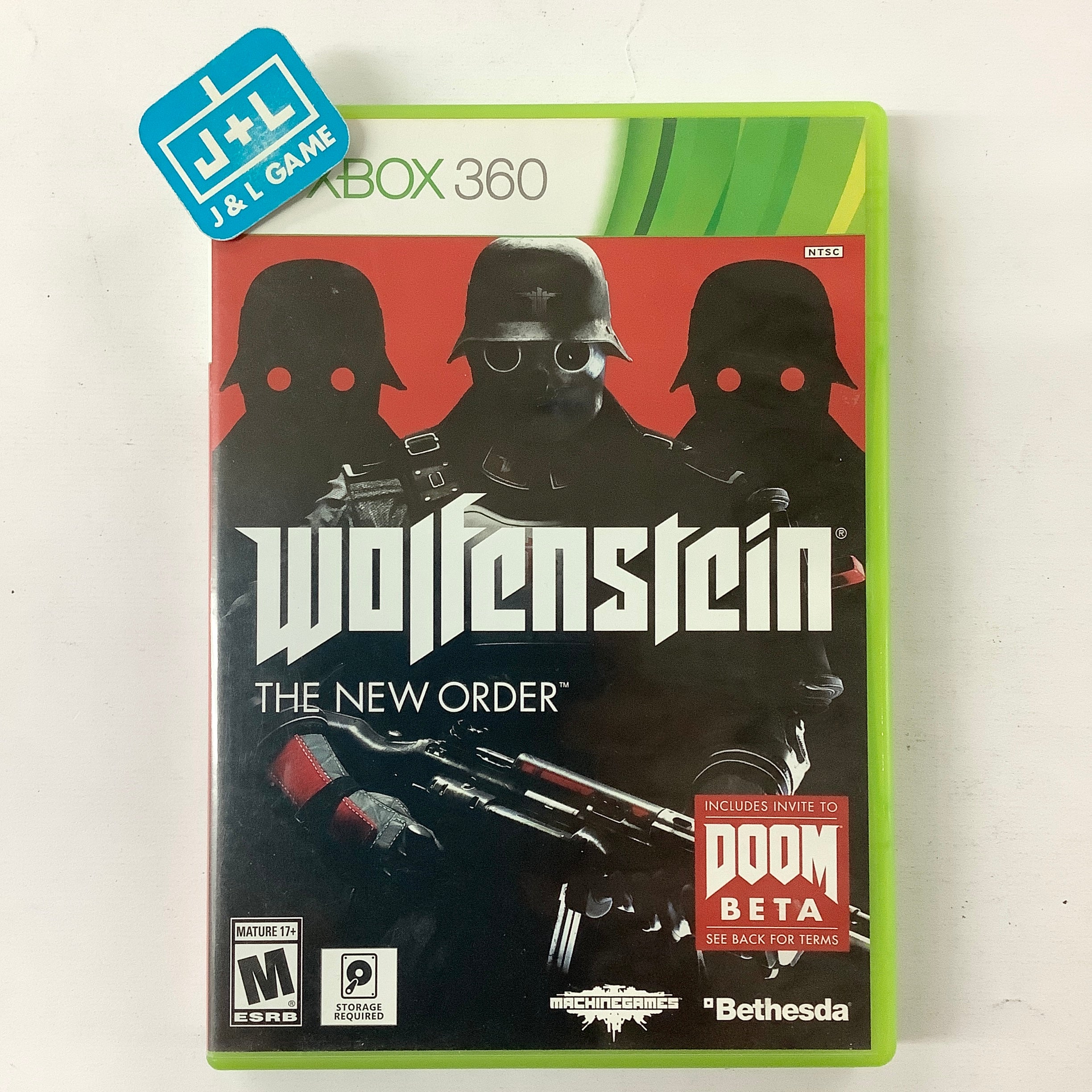 Wolfenstein: The New Order - Xbox 360 [Pre-Owned] Video Games Bethesda Softworks   