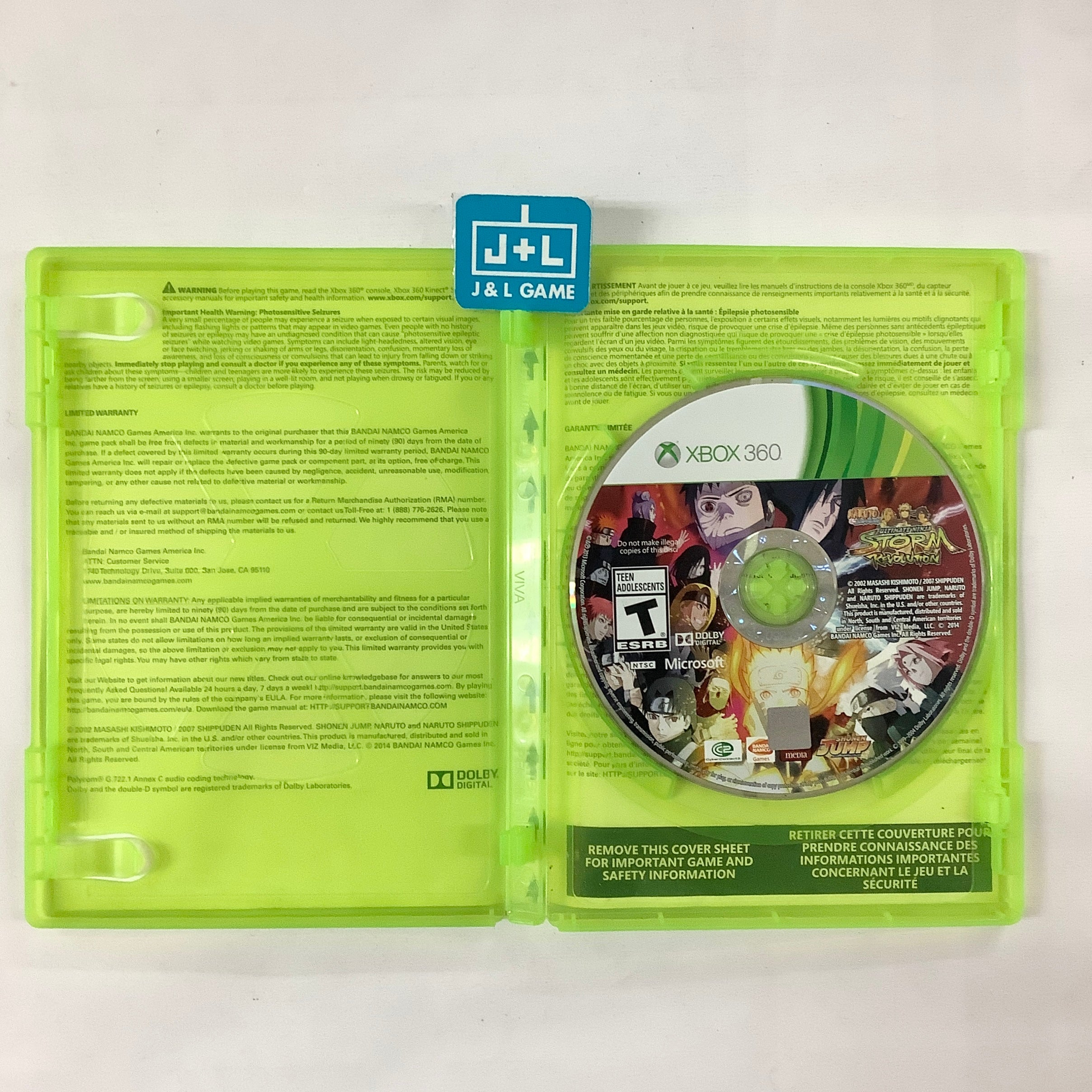 Naruto Shippuden: Ultimate Ninja Storm Revolution - Xbox 360 [Pre-Owned] Video Games BANDAI NAMCO Games   