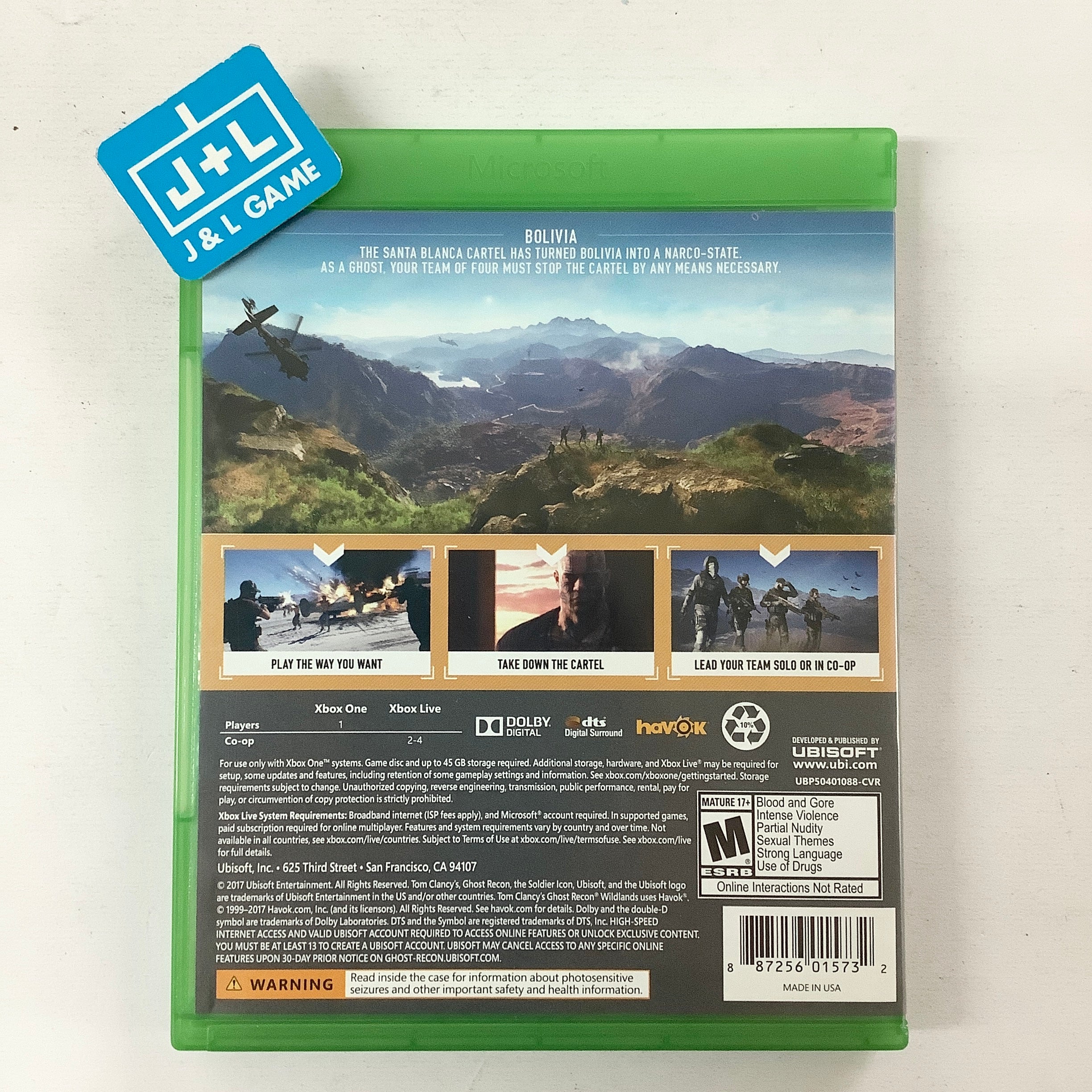 Tom Clancy's Ghost Recon: Wildlands - (XB1) Xbox One [Pre-Owned] Video Games Ubisoft   