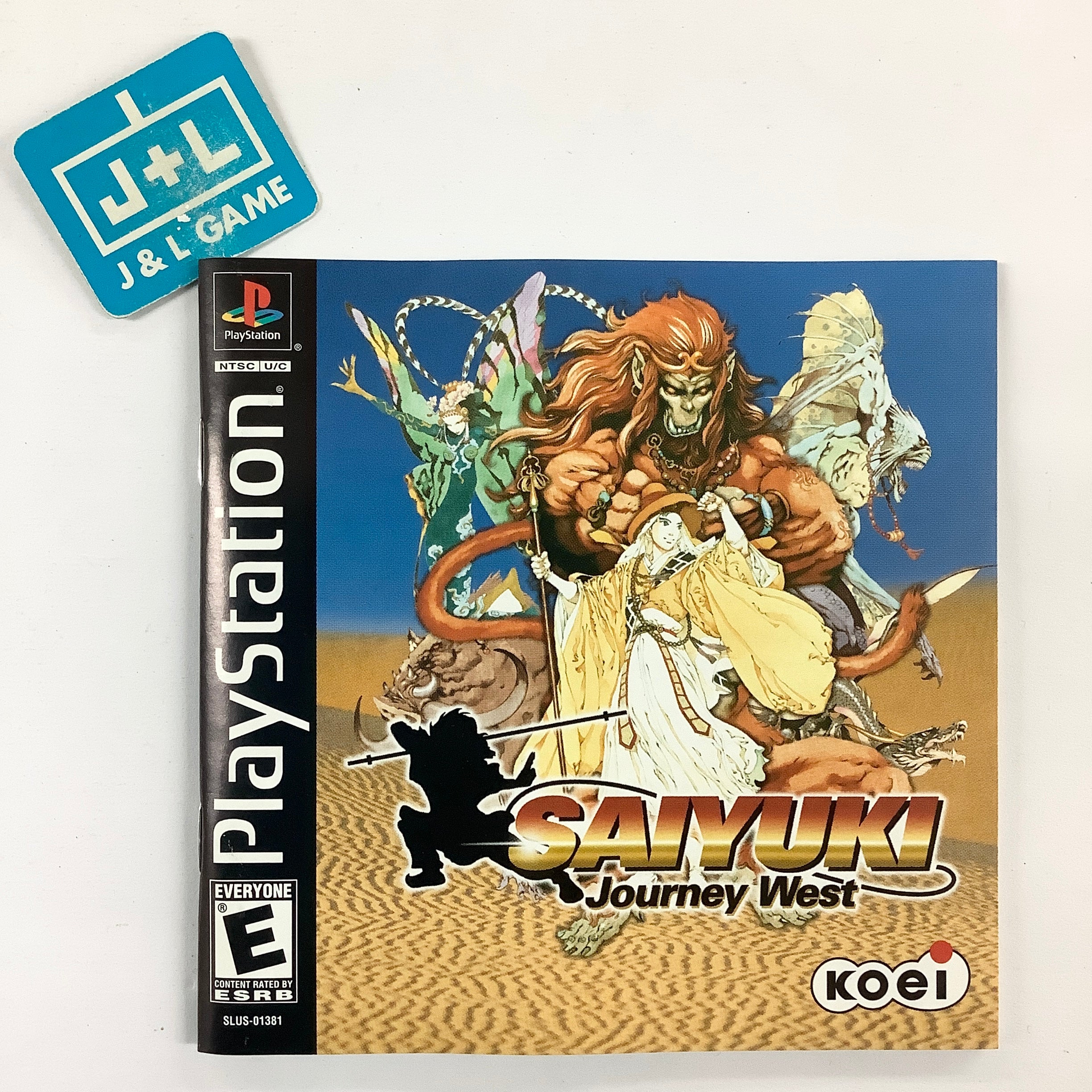 Saiyuki: Journey West - (PS1) PlayStation 1 [Pre-Owned] Video Games Koei   