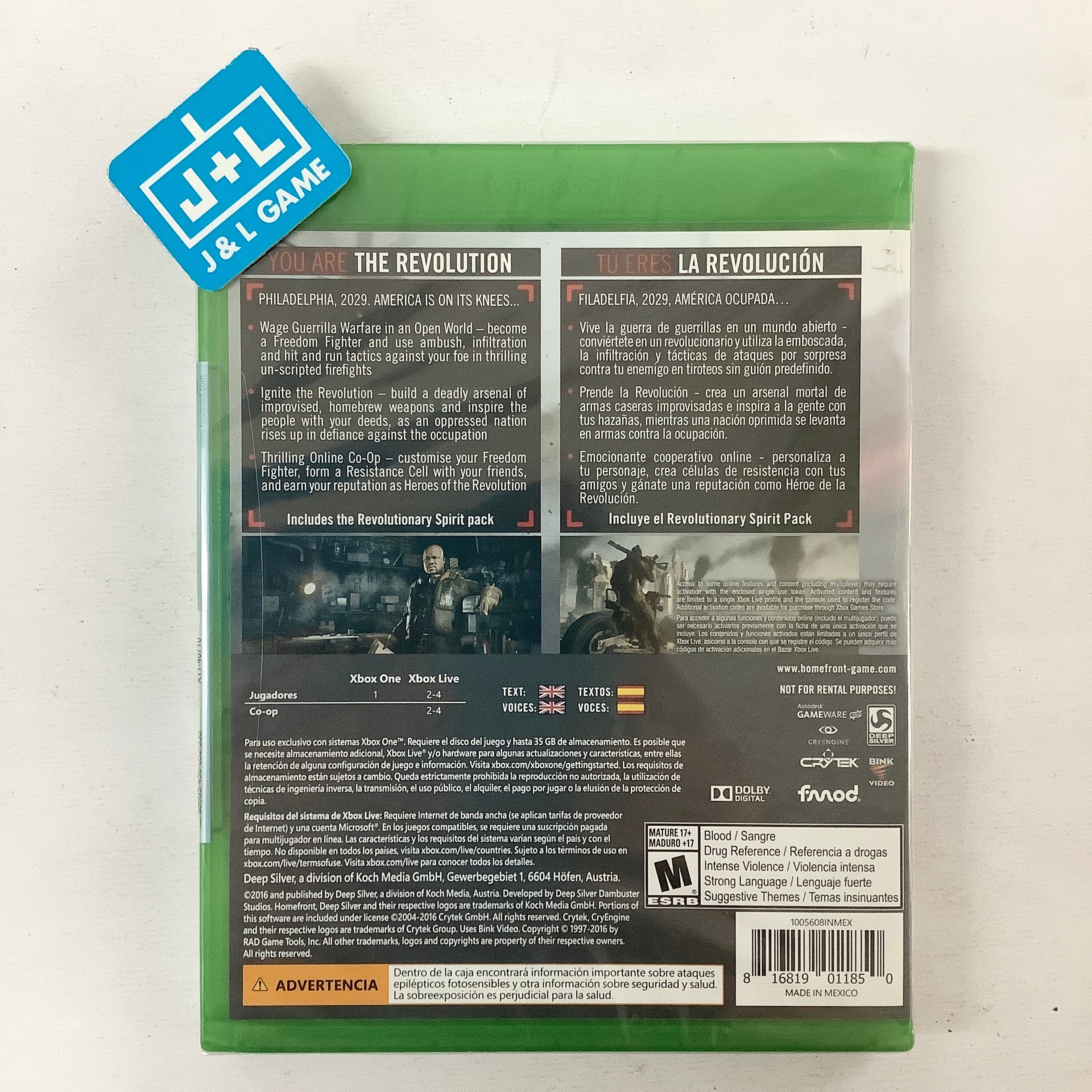 Homefront: The Revolution - (XB1) Xbox One Video Games Deep Silver   