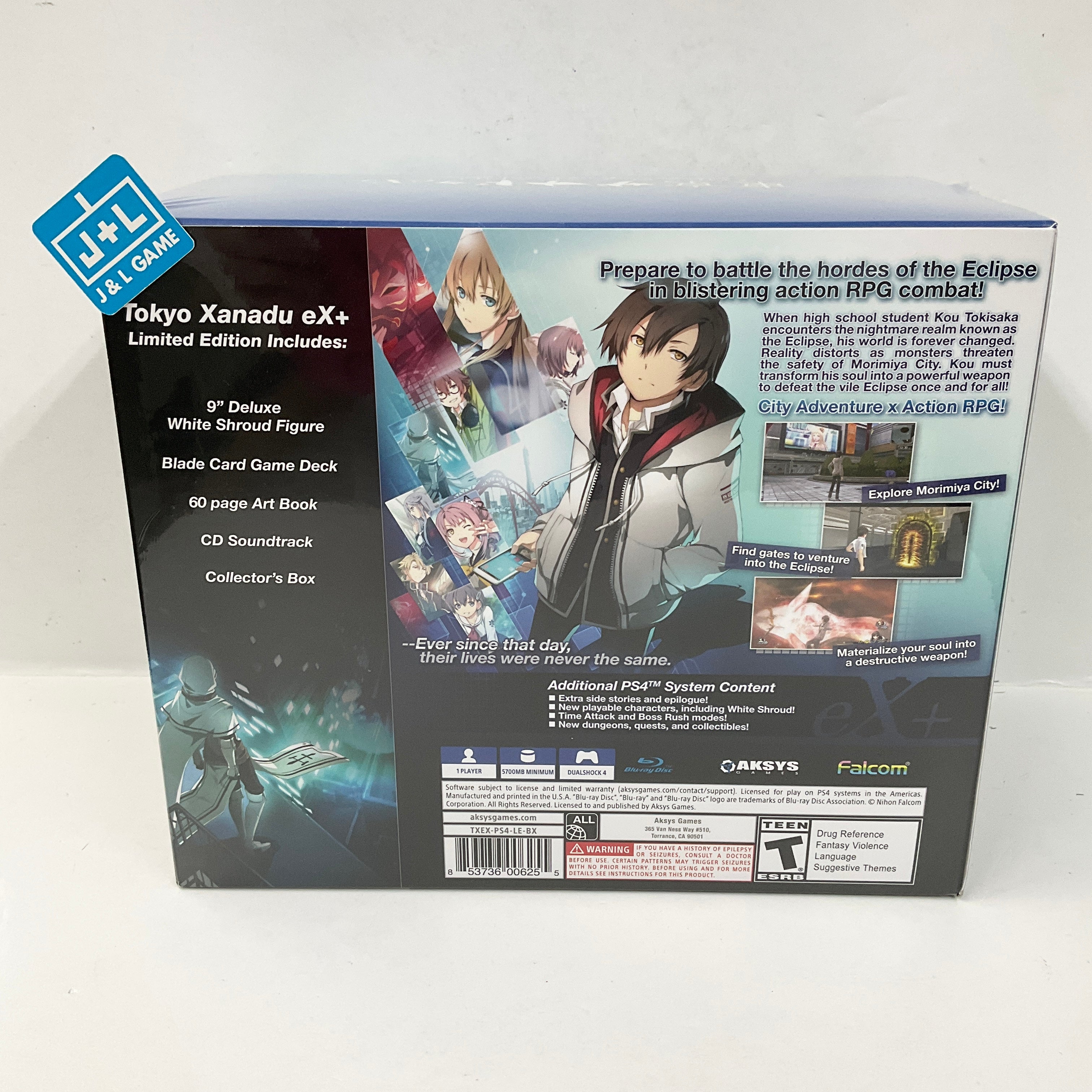 Tokyo Xanadu eX+ Limited Edition - (PS4) PlayStation 4 Video Games Aksys   