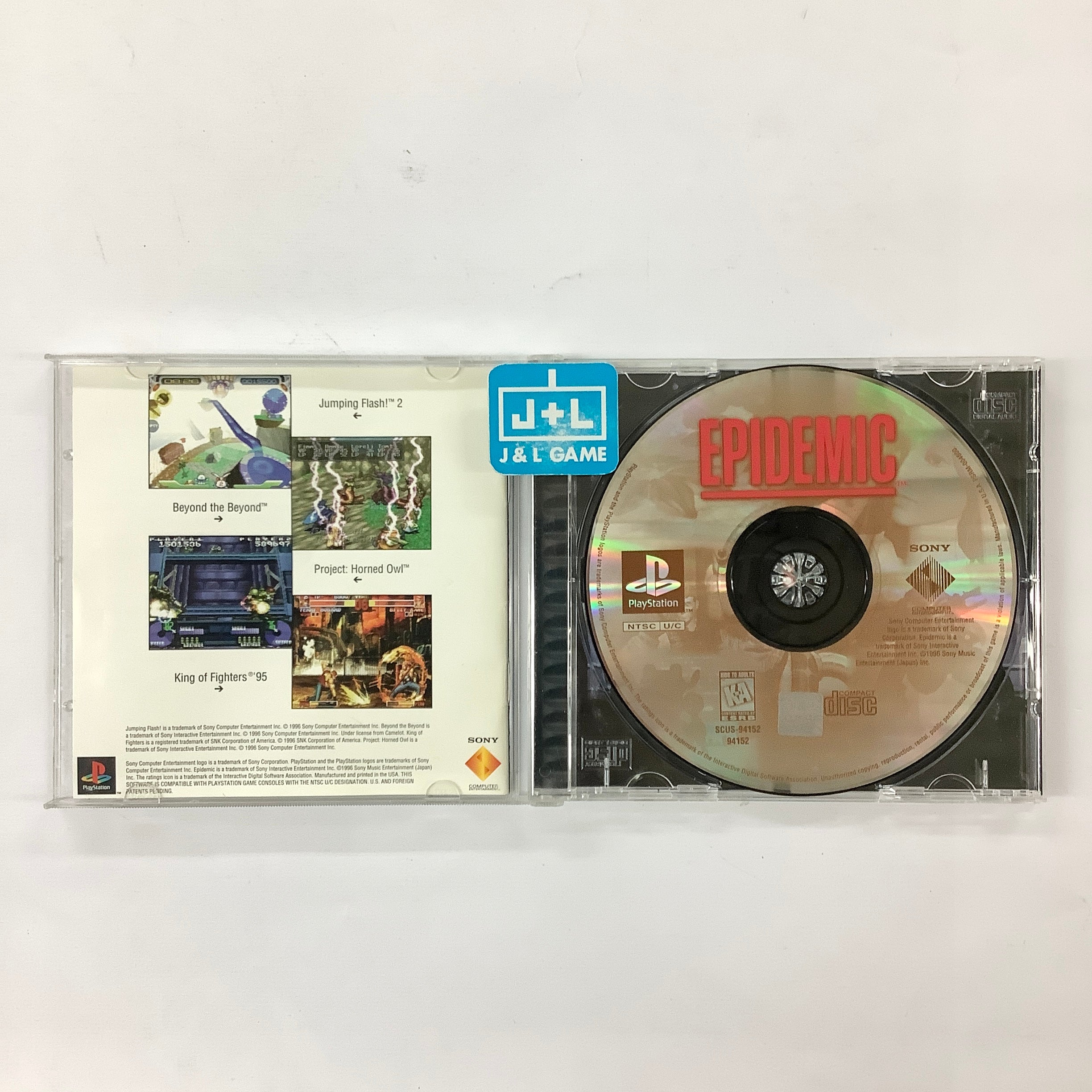 Epidemic - (PS1) PlayStation 1 [Pre-Owned] Video Games SCEA   