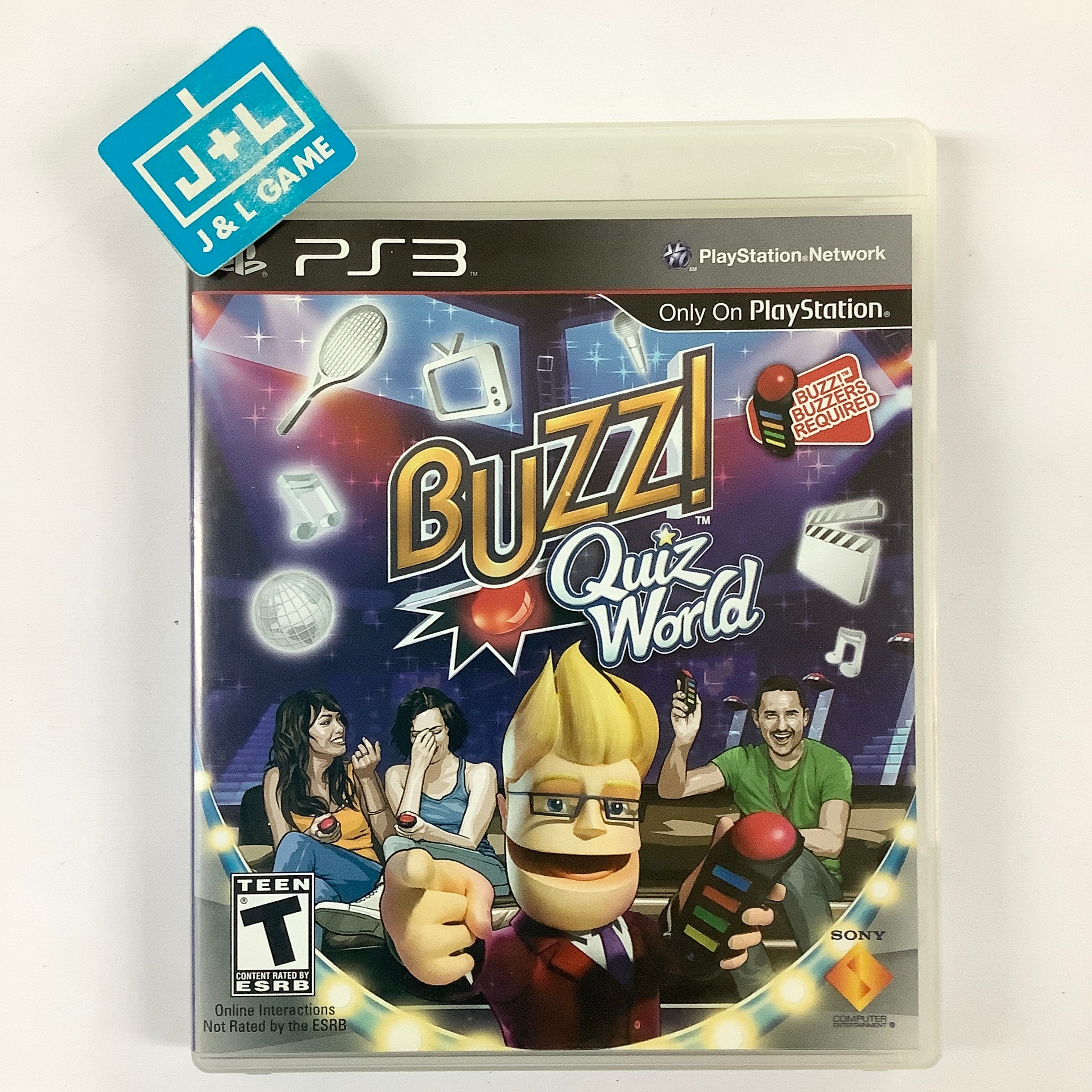 Buzz! Quiz World (Game Only) - (PS3) PlayStation 3 [Pre-Owned] Video Games SCEA   