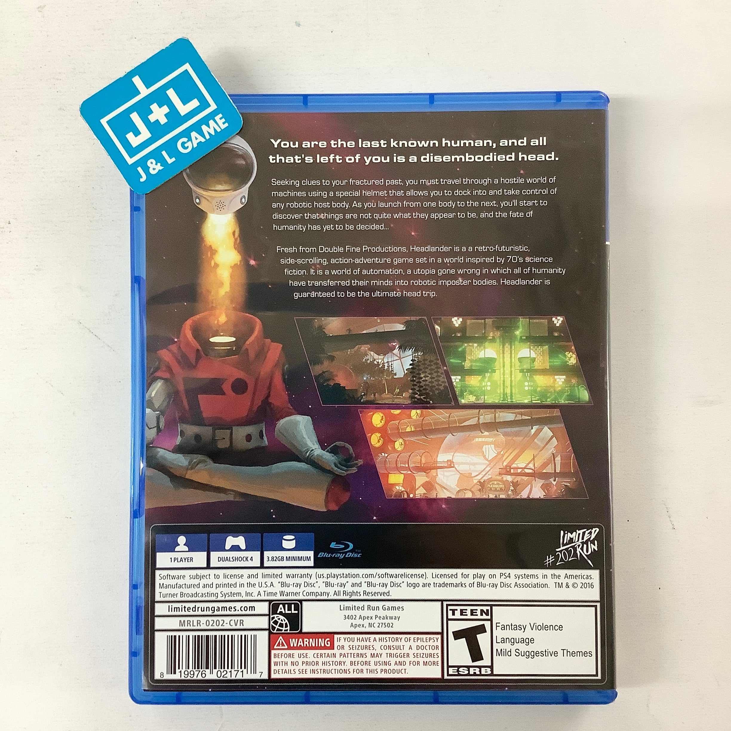 Headlander (Limited Run #202) - (PS4) PlayStation 4 [Pre-Owned] Video Games Limited Run   