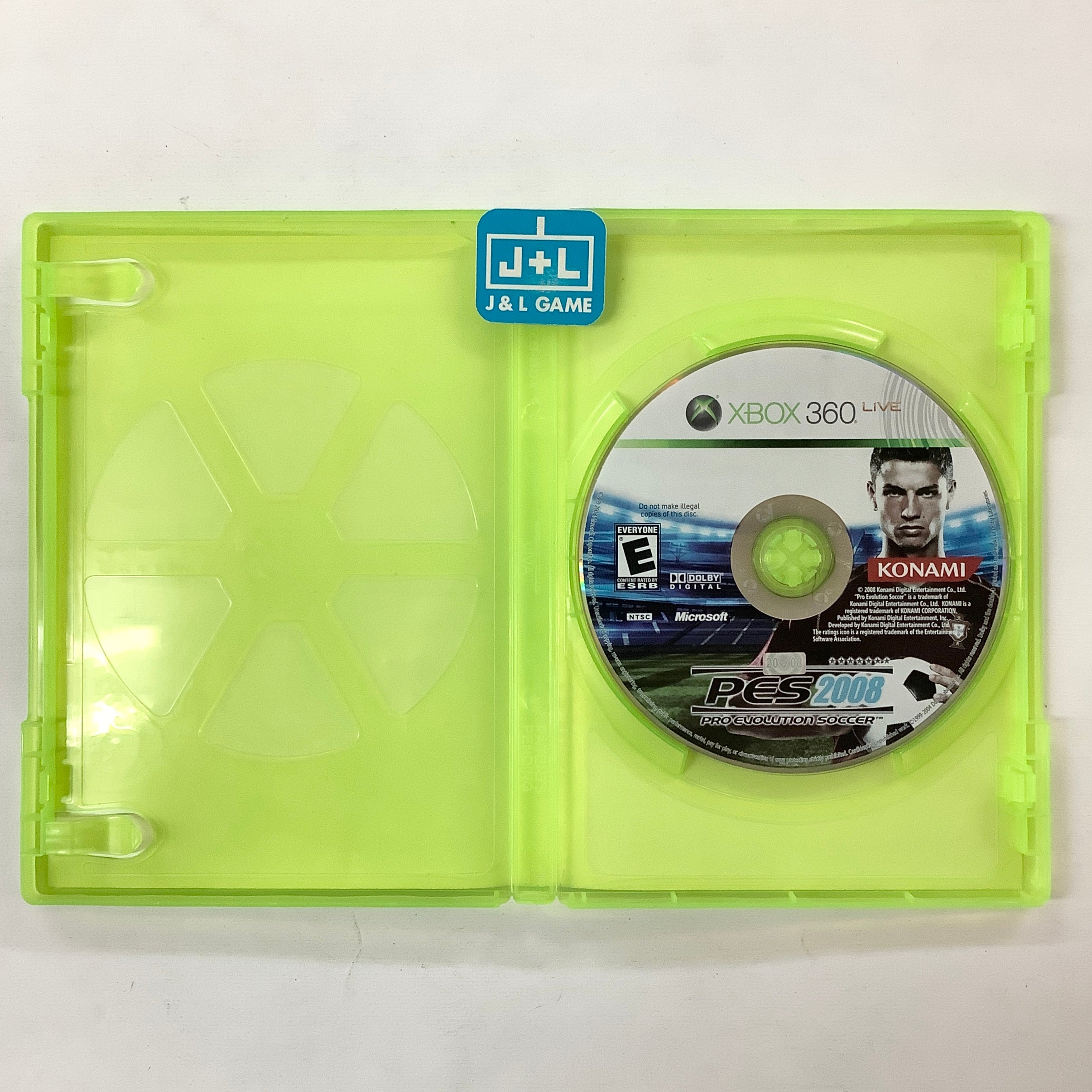 Pro Evolution Soccer 2008 - Xbox 360 [Pre-Owned] Video Games Konami   