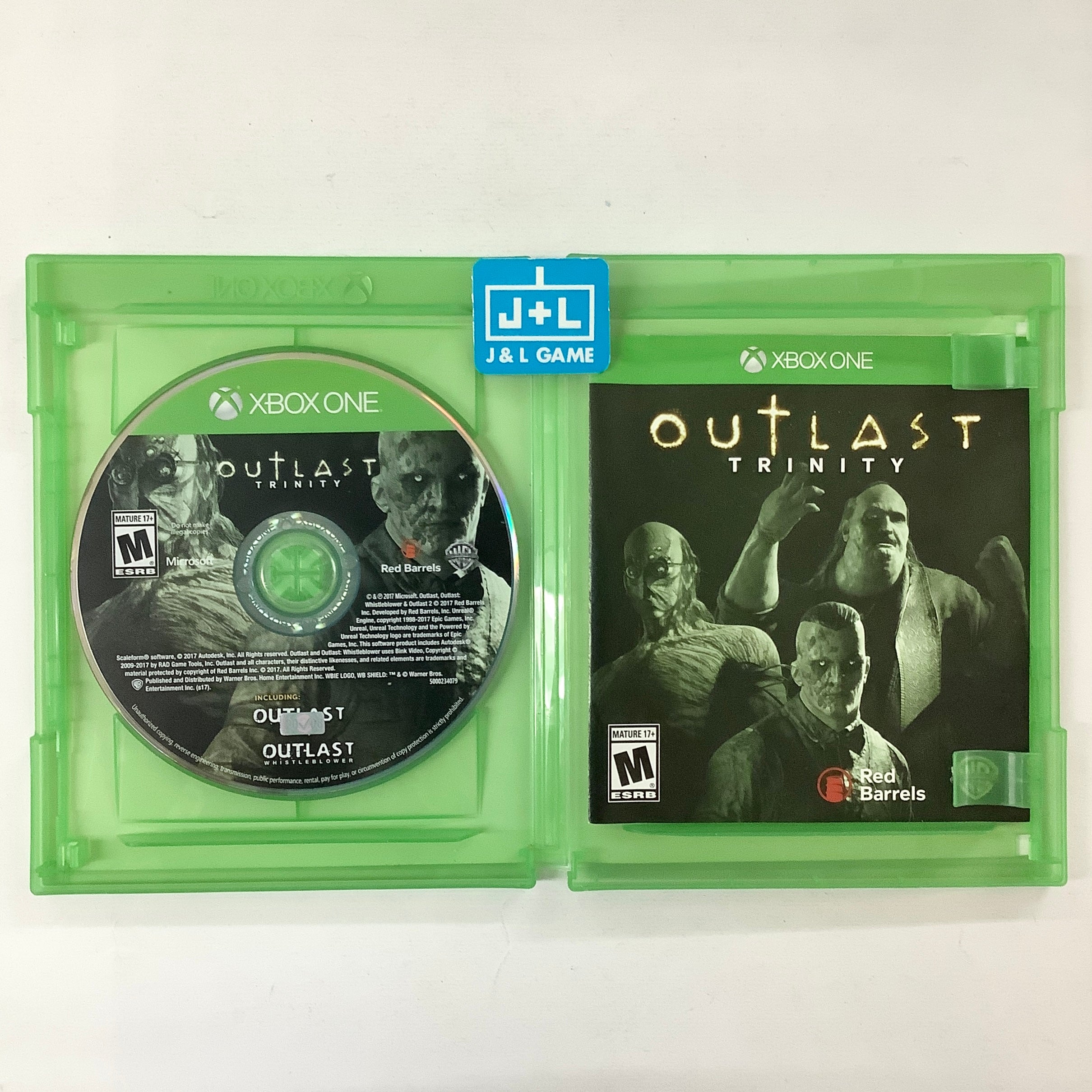 Outlast Trinity - (XB1) Xbox One [Pre-Owned] Video Games WB Games   