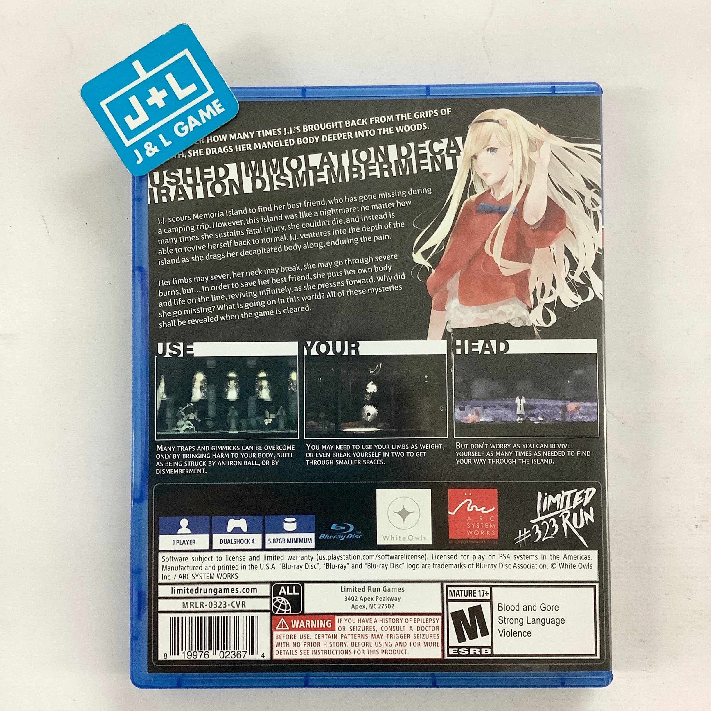 The Missing: JJ Macfield and the Island of Memories (Limited Run #323) - (PS4) PlayStation 4 [Pre-Owned] Video Games Limited Run Games   