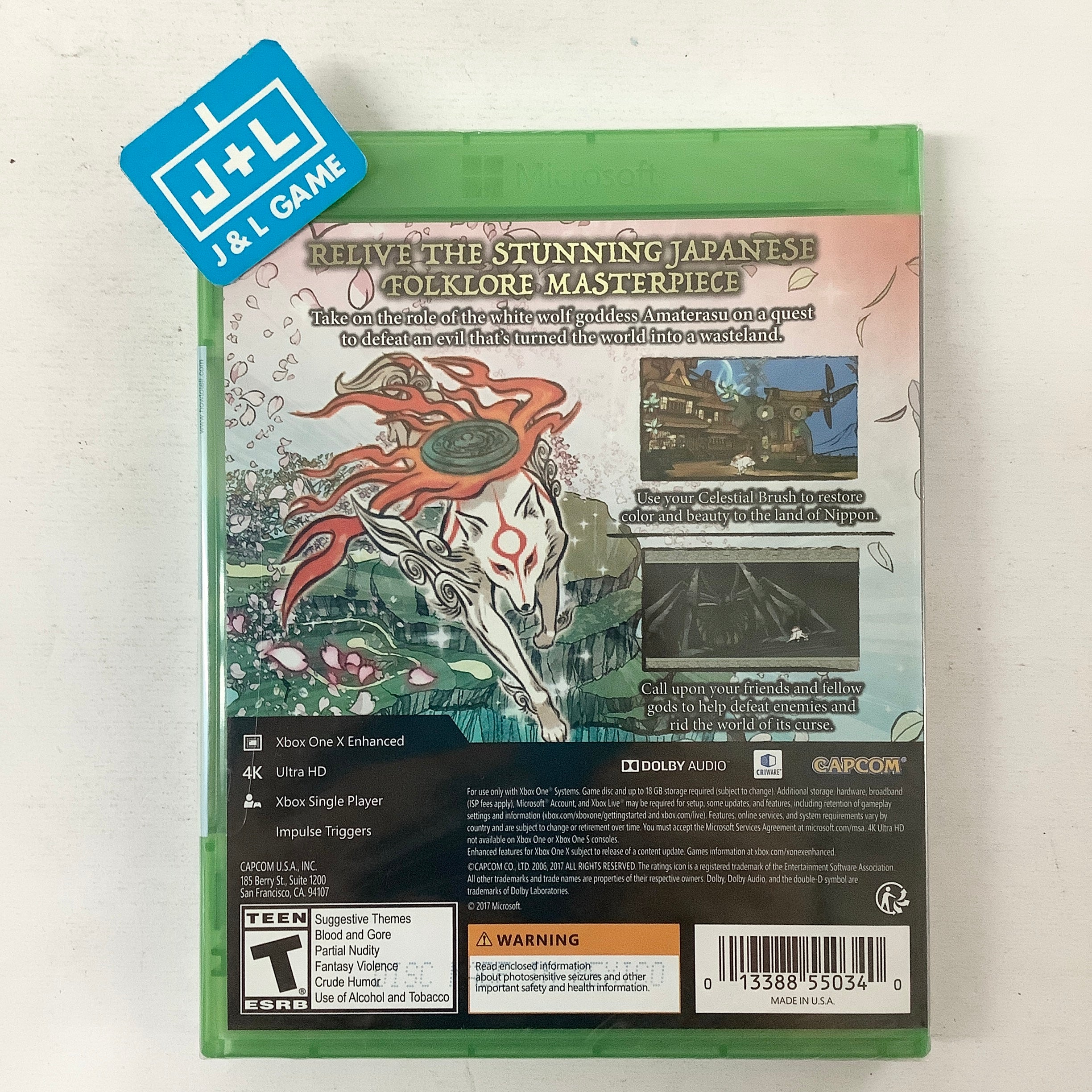 Okami HD - (XB1) Xbox One Video Games Capcom   