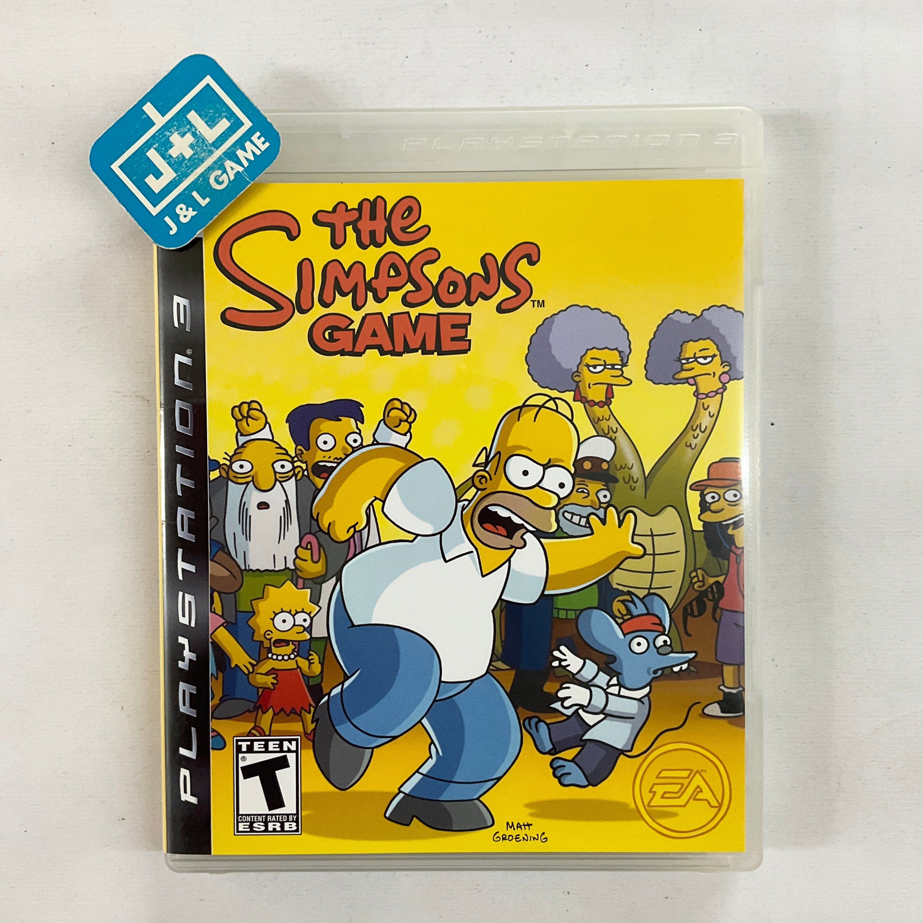 The Simpsons Game - (PS3) PlayStation 3 [Pre-Owned] Video Games EA Games   