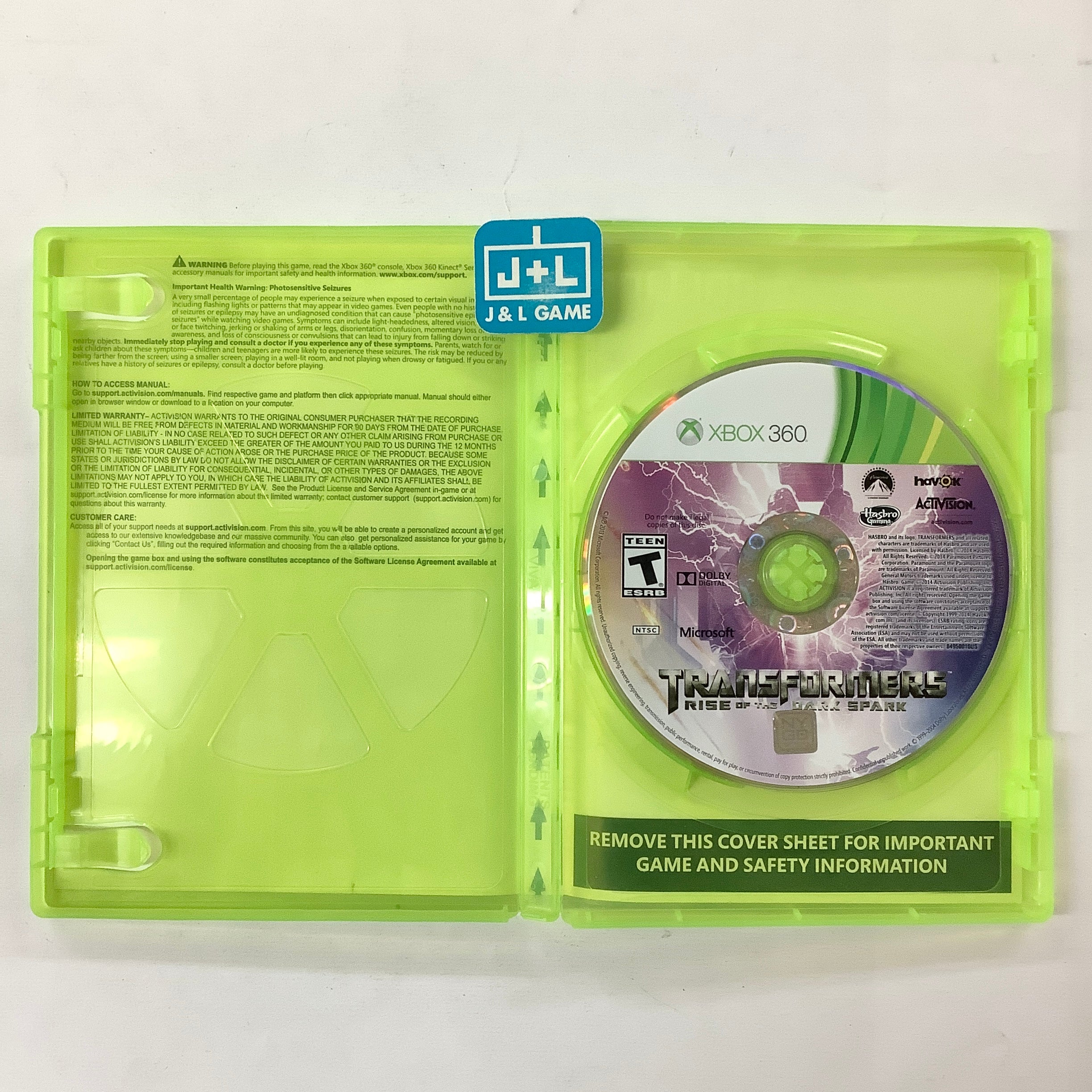 Transformers: Rise of the Dark Spark - Xbox 360 [Pre-Owned] Video Games Activision   