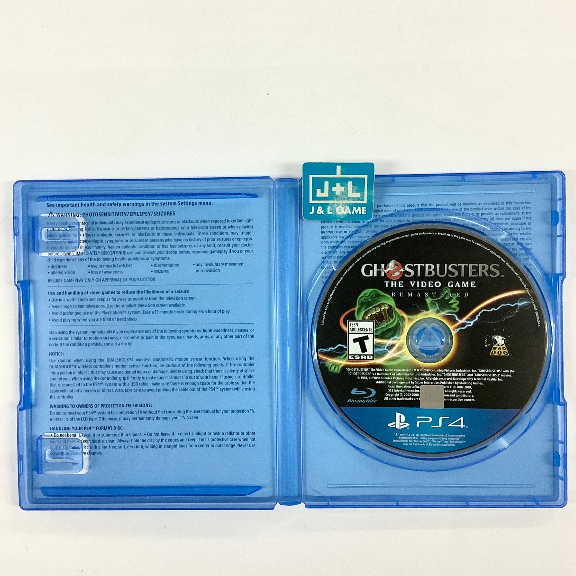 Ghostbusters: The Video Game Remastered - (PS4) PlayStation 4 [Pre-Owned] Video Games Mad Dog Games   